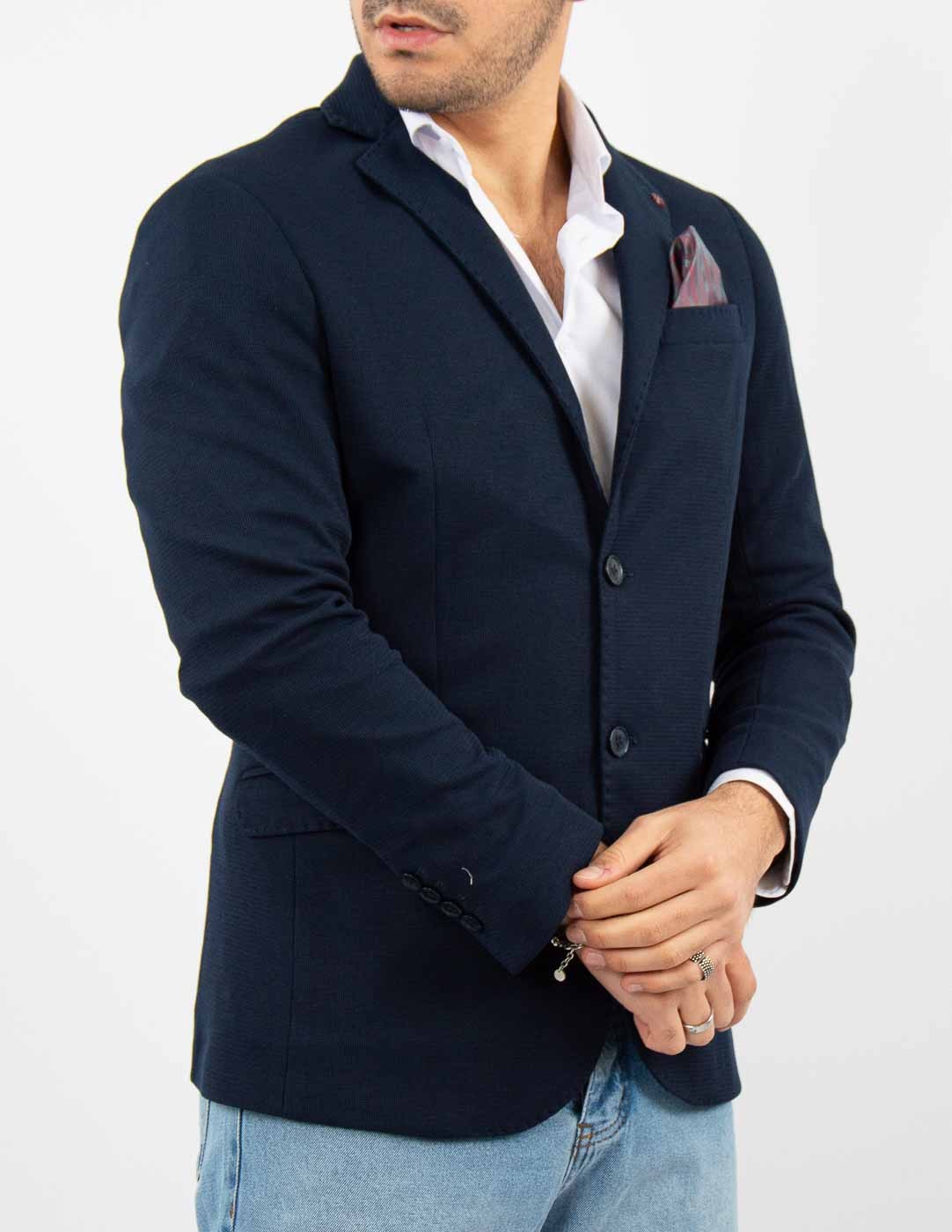 GIACCA UOMO MONOPETTO STRUTTURATA