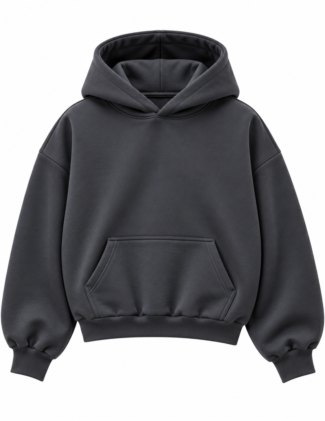 felpa tinta unita UNISEX basic crop fit