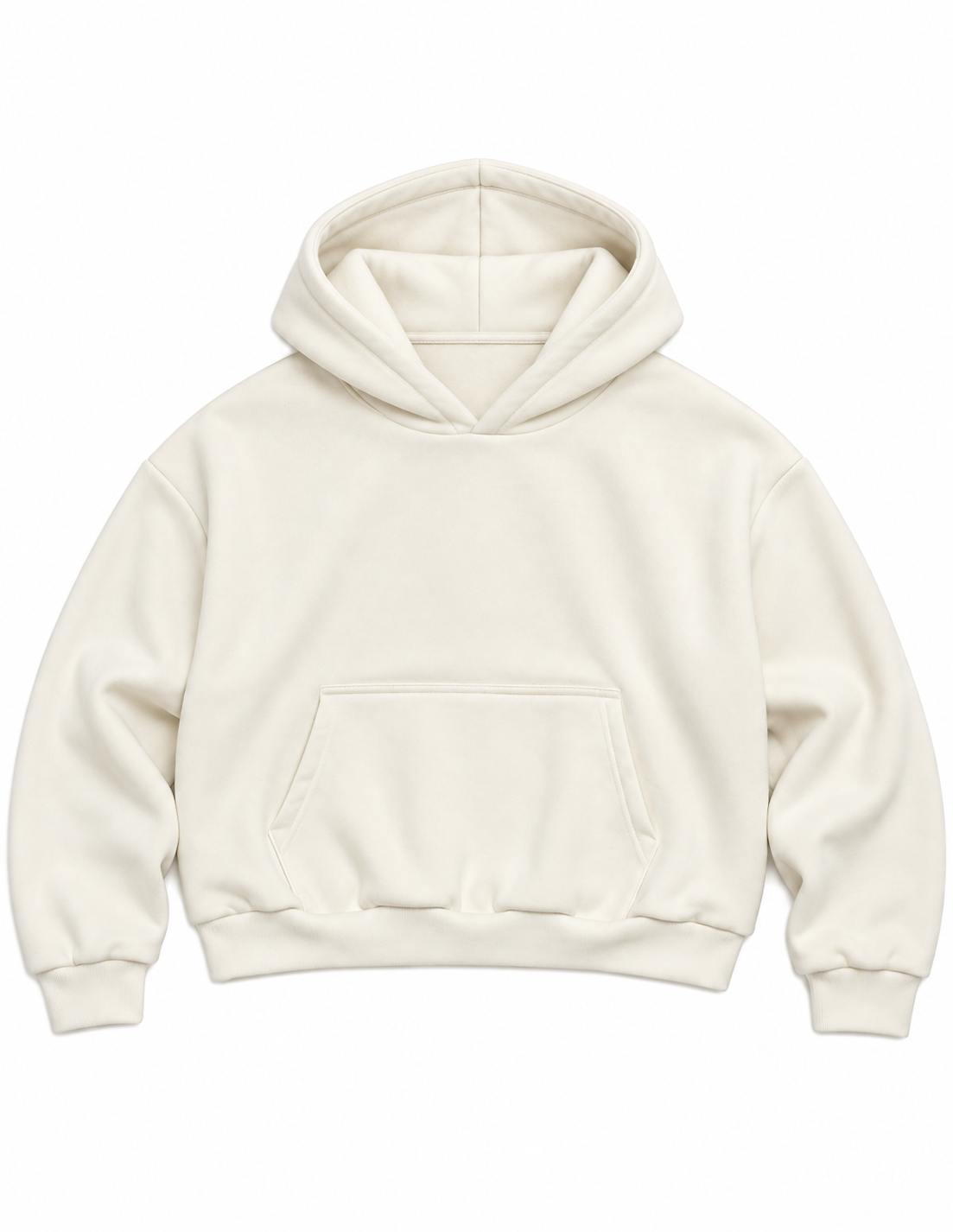felpa tinta unita UNISEX basic crop fit