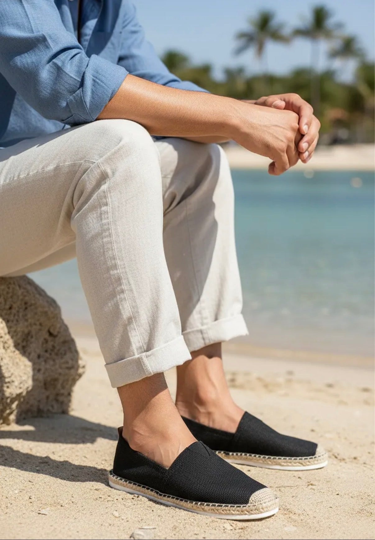 espadrillas in canvas tinta unita