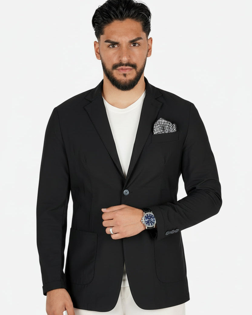Giacca uomo monopetto extra light "no stiro"