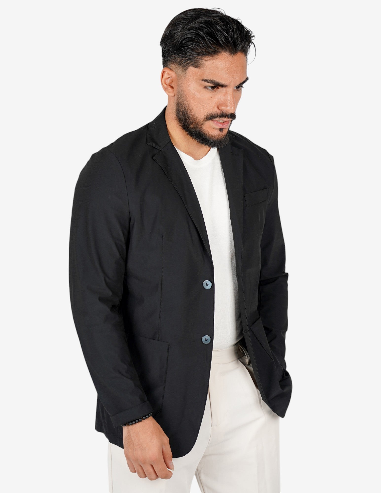 Giacca uomo monopetto extra light "no stiro"