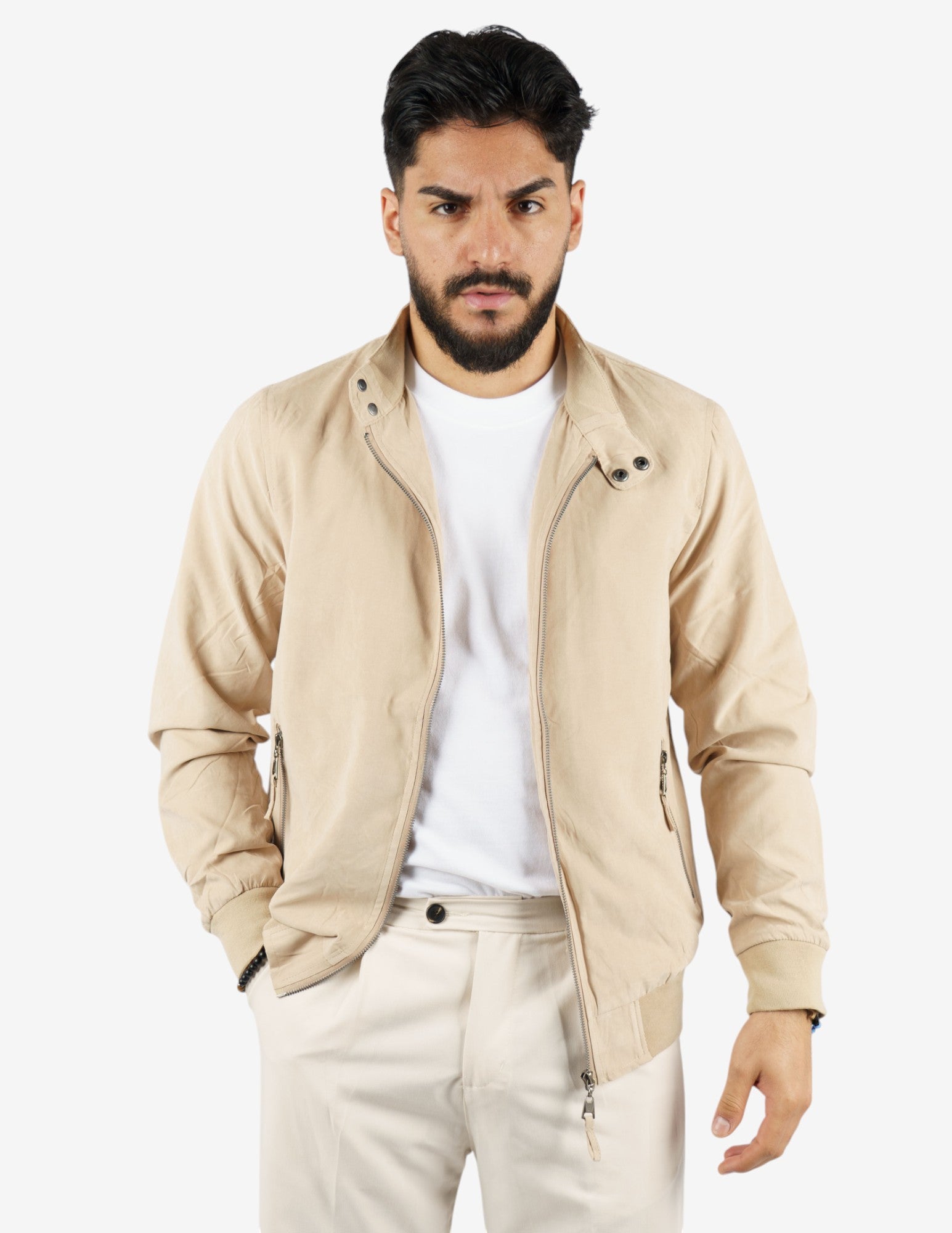 giubbino leggero in camoscio