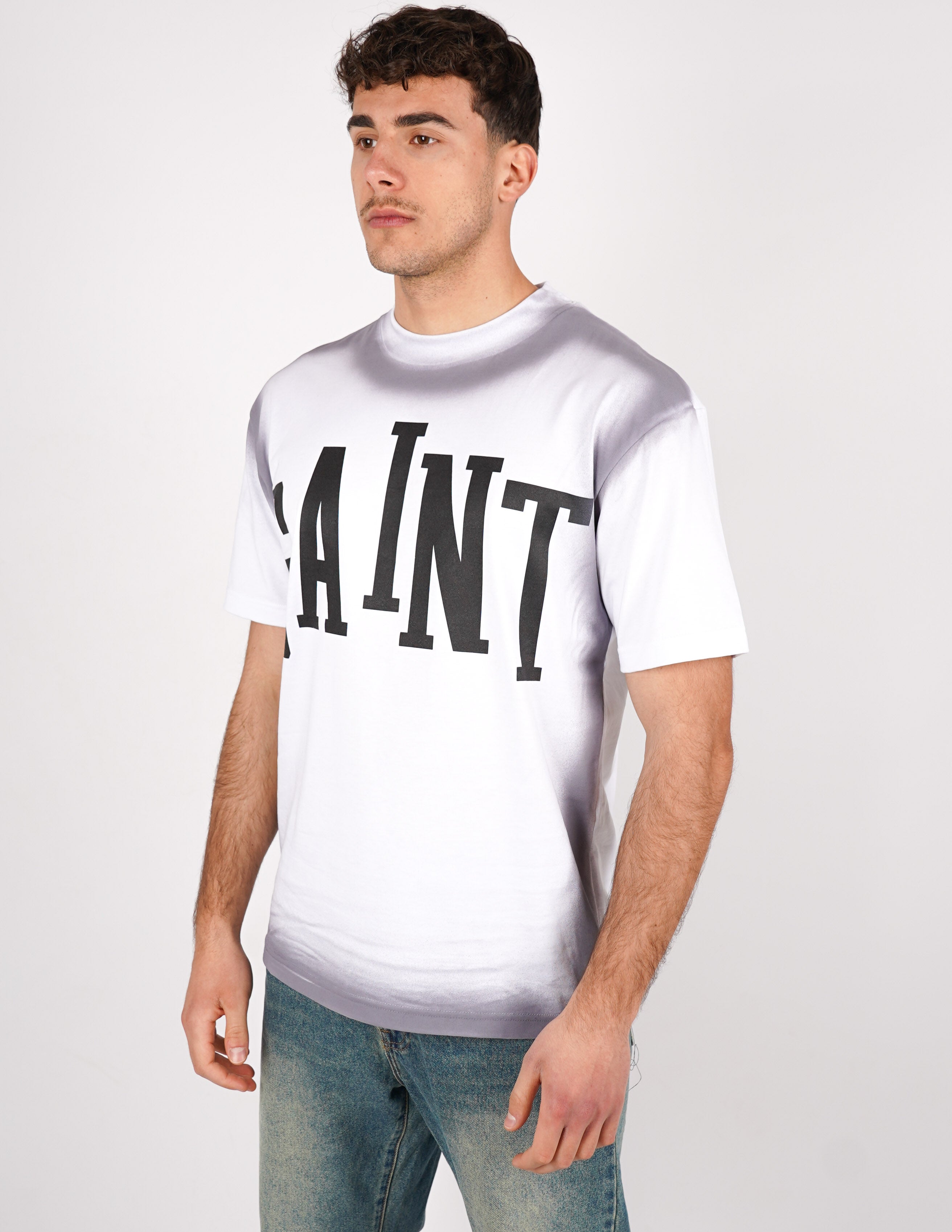 T-SHIRT SLAVATA LOGO "SAINT"