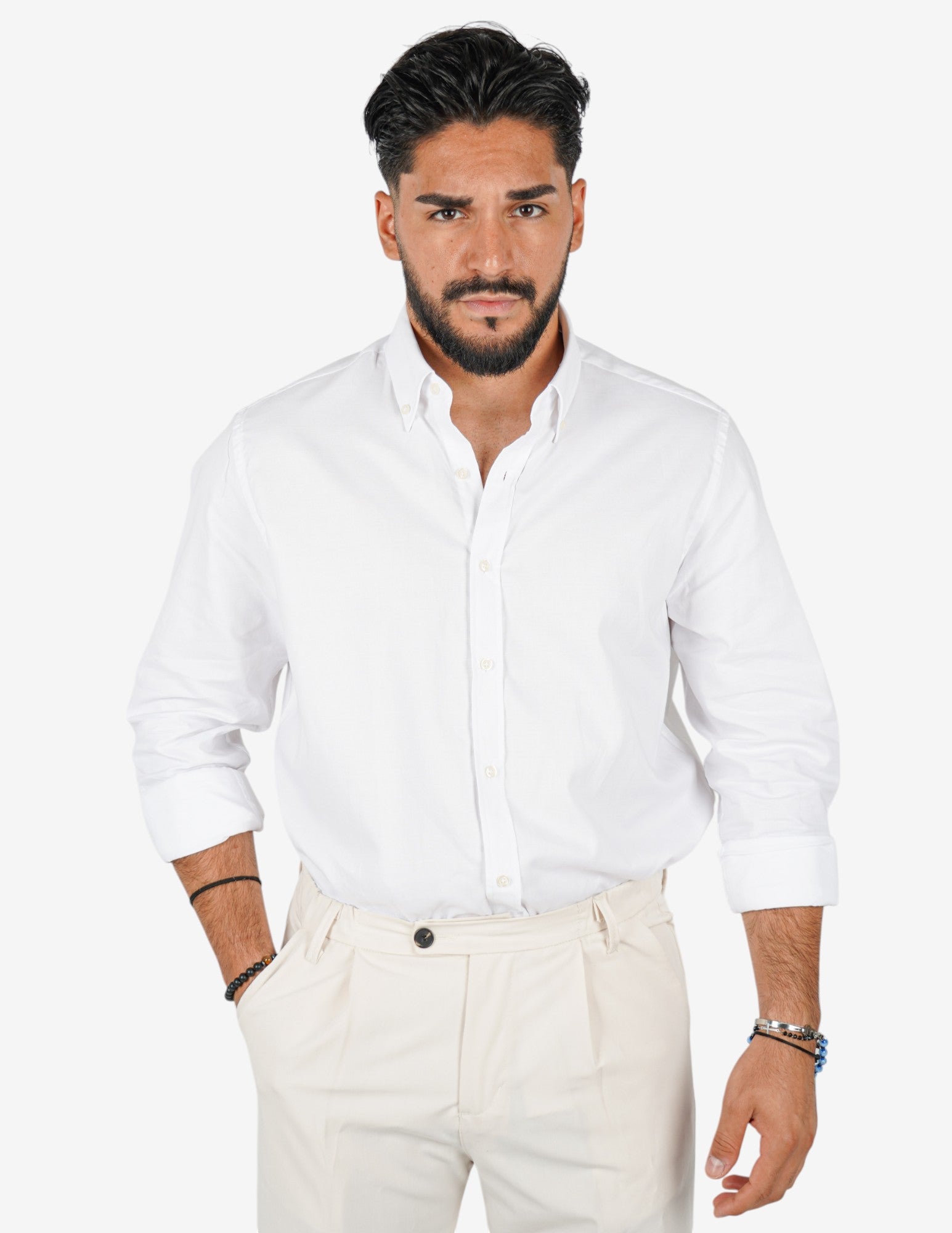 Camicia botton down tessuto Oxford