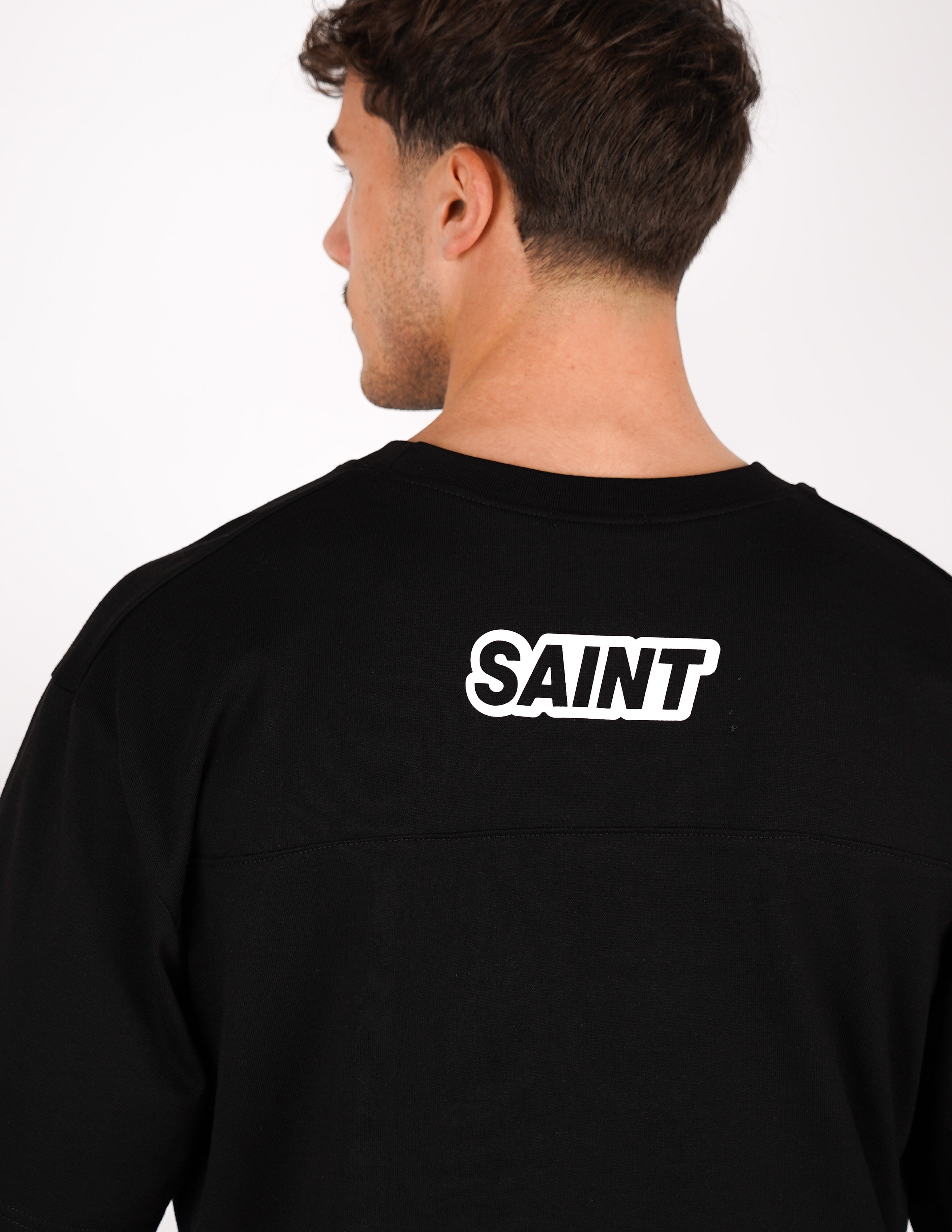 T-SHIRT LOGO "SAINT" CON PICCOLA STAMPA