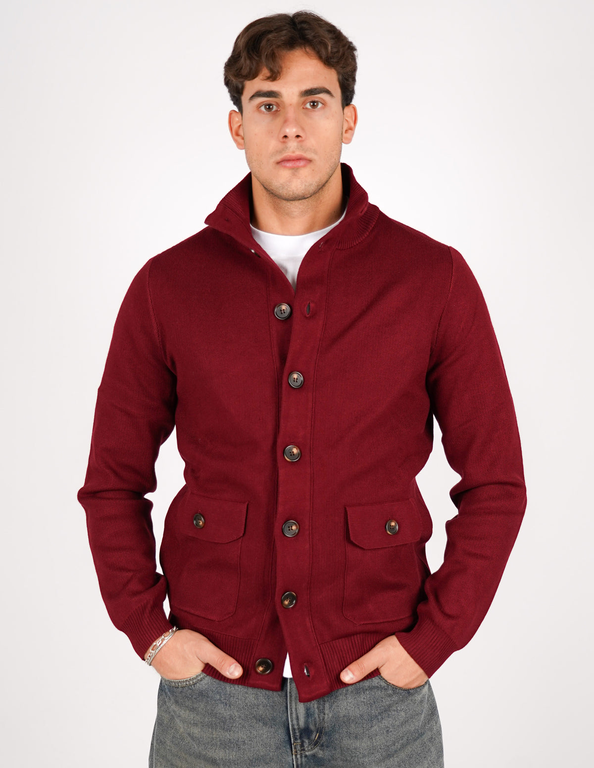 CARDIGAN CON BOTTONI MANICA LUNGA