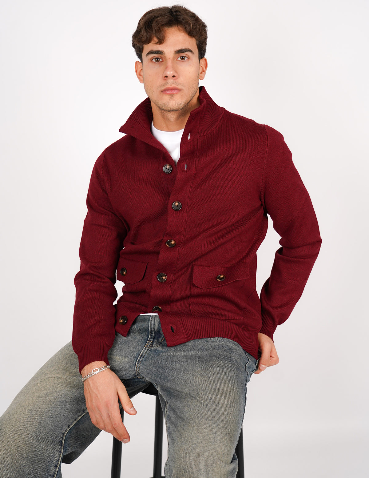 CARDIGAN CON BOTTONI MANICA LUNGA