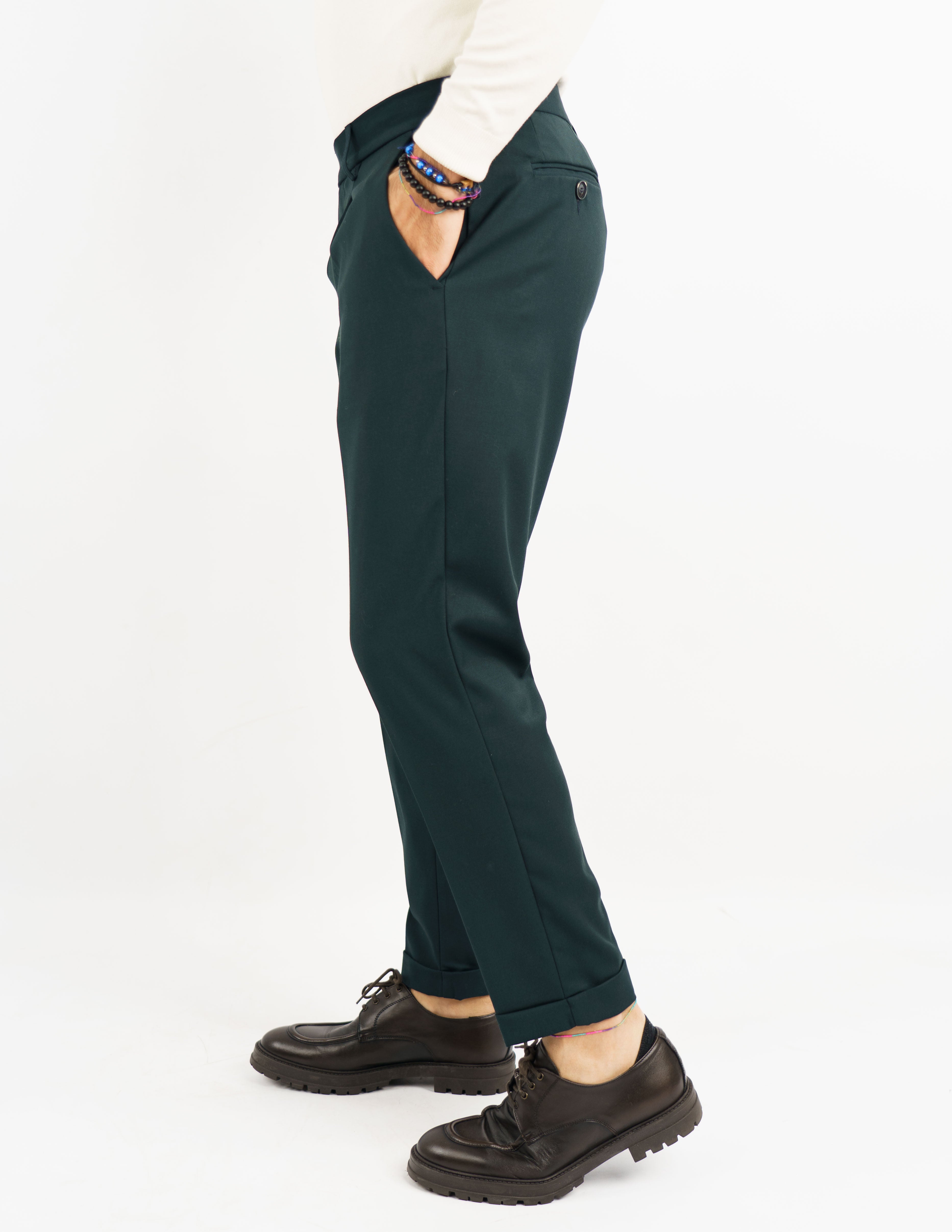 pantalone elegante doppio bottone