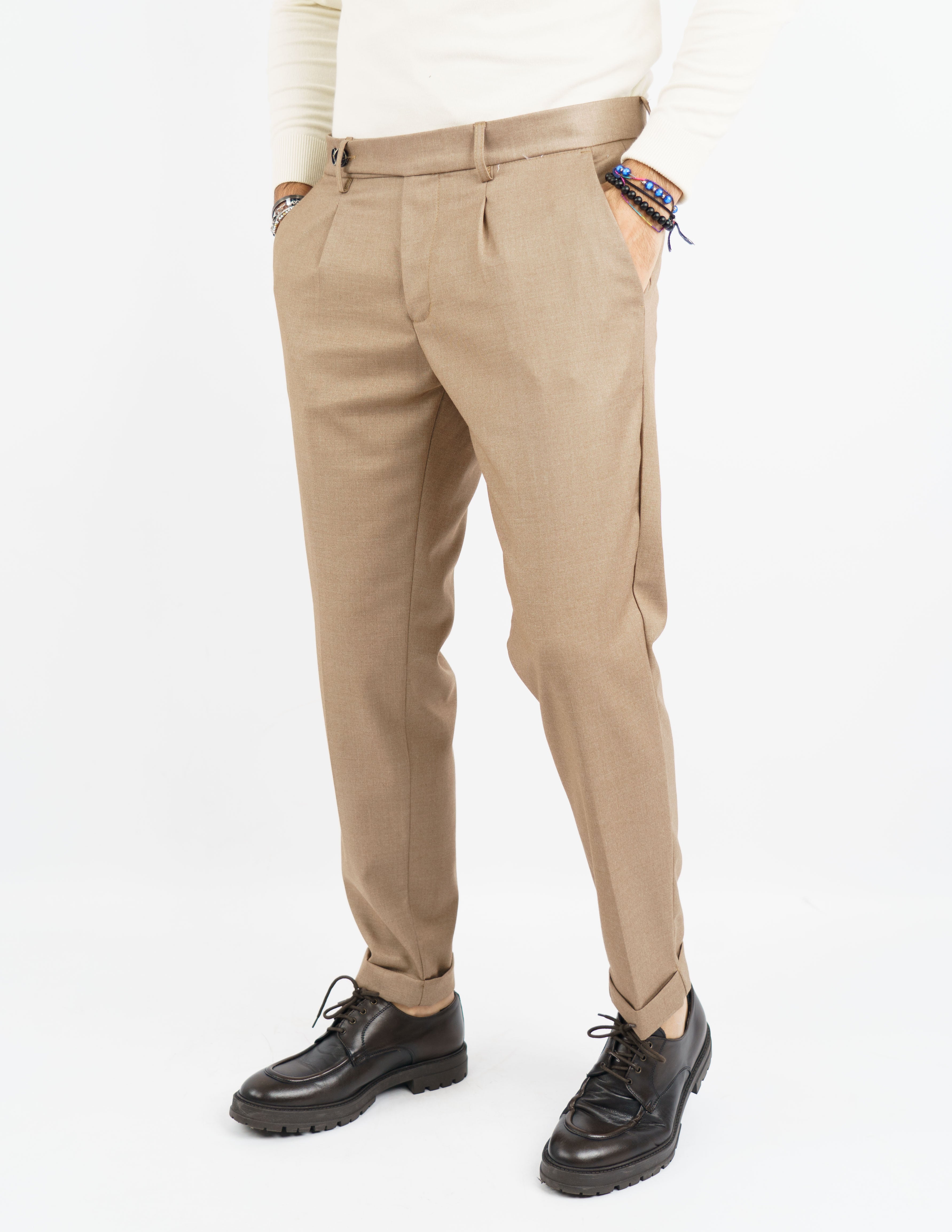 pantalone elegante doppio bottone