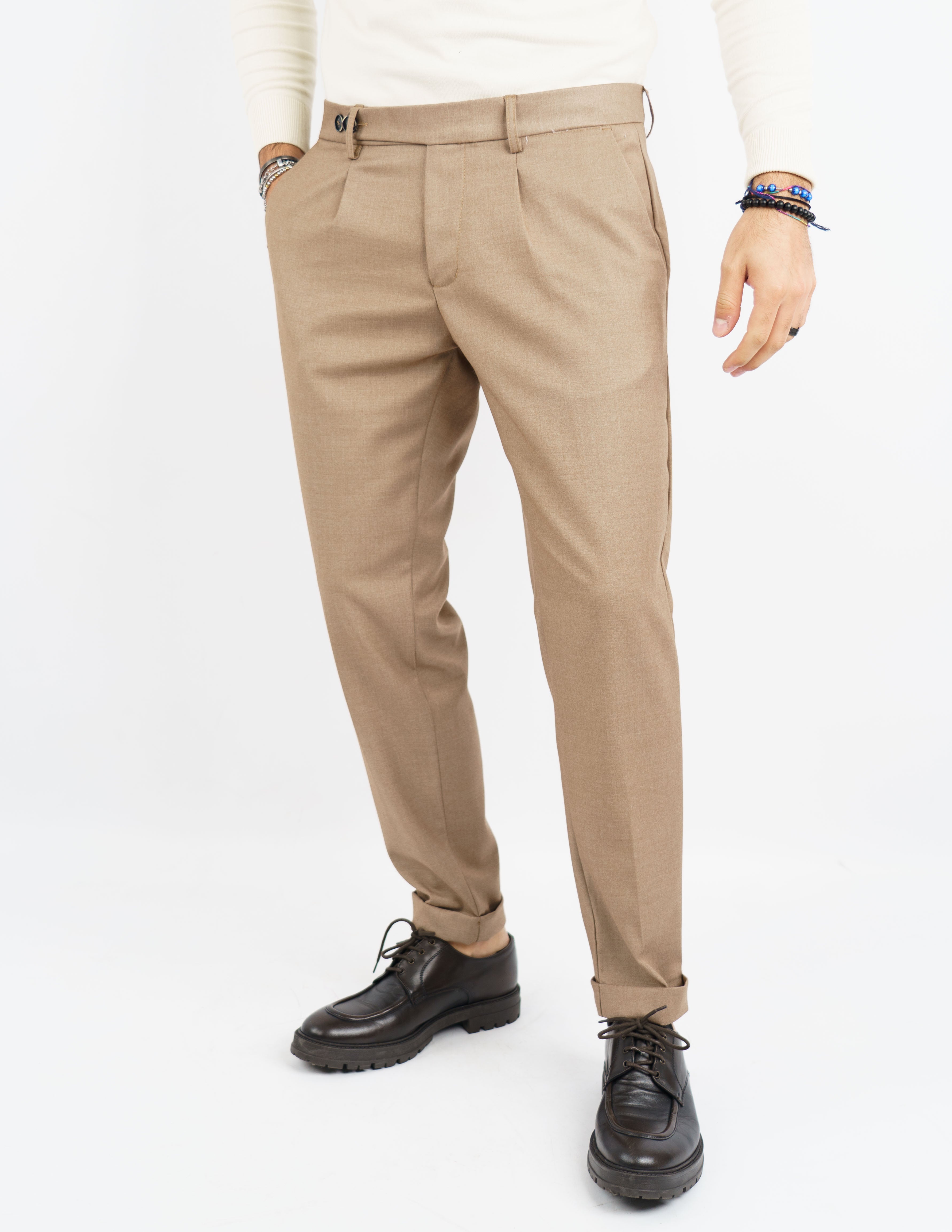 pantalone elegante doppio bottone