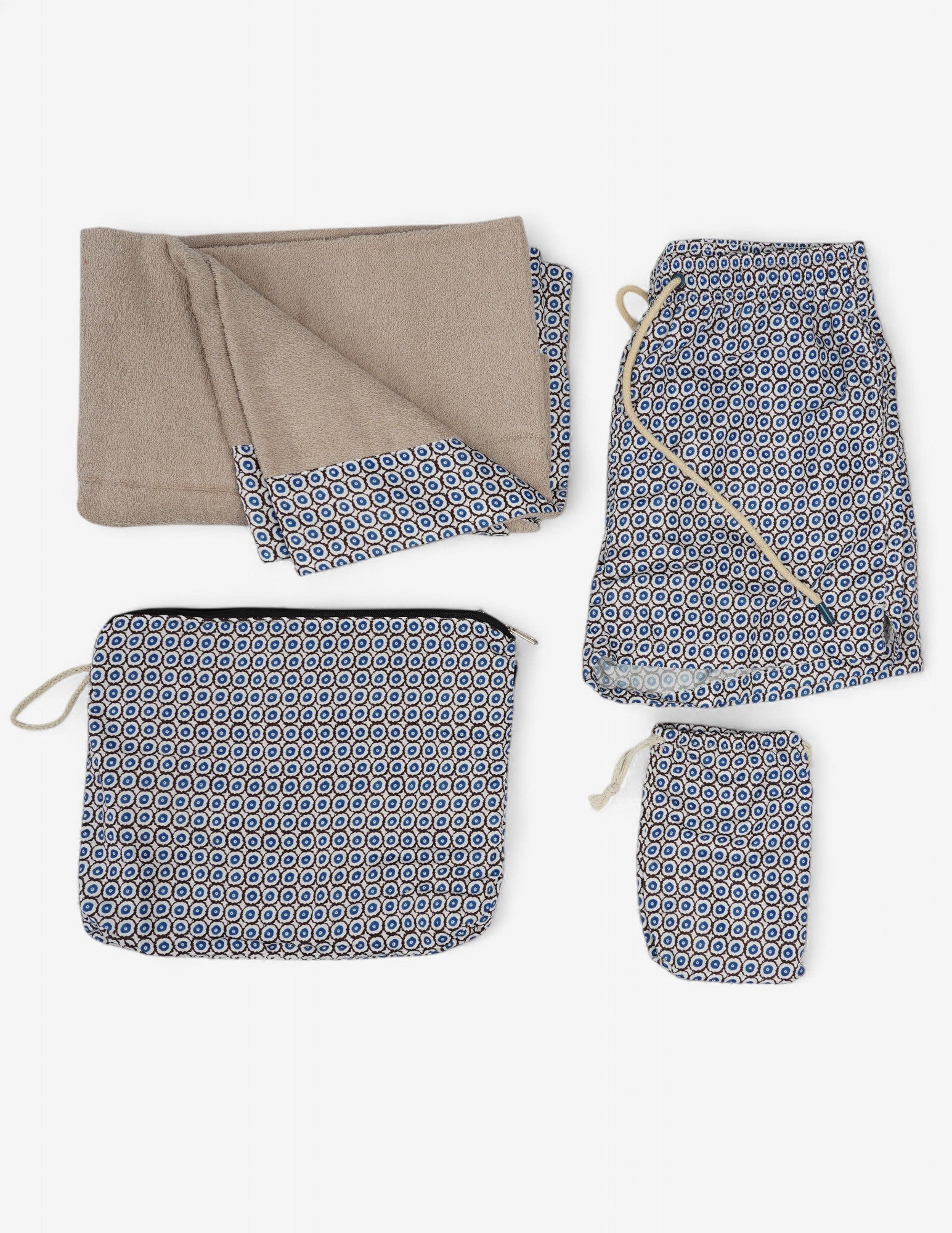 Set mare (costume+pochette+telo+portacostume)