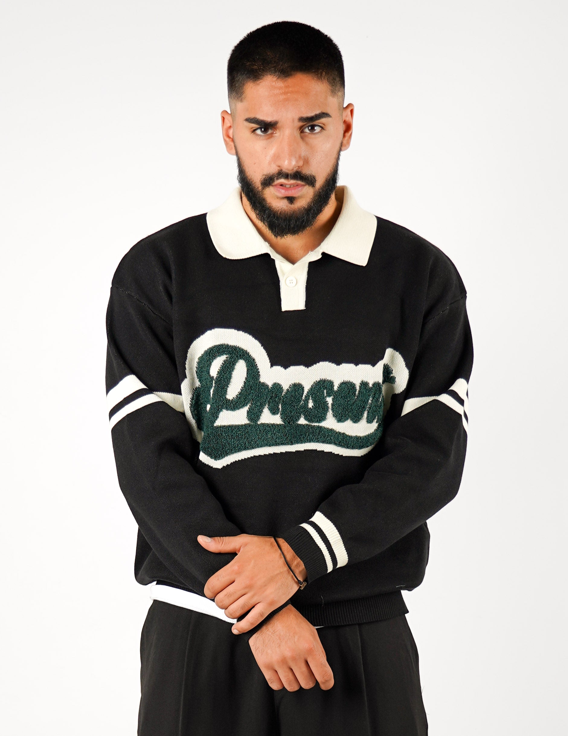 Polo uomo regular con patch