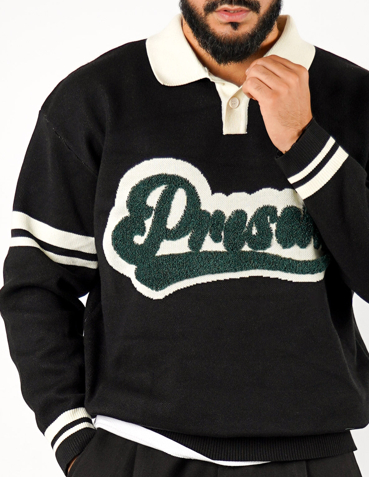 Polo uomo regular con patch