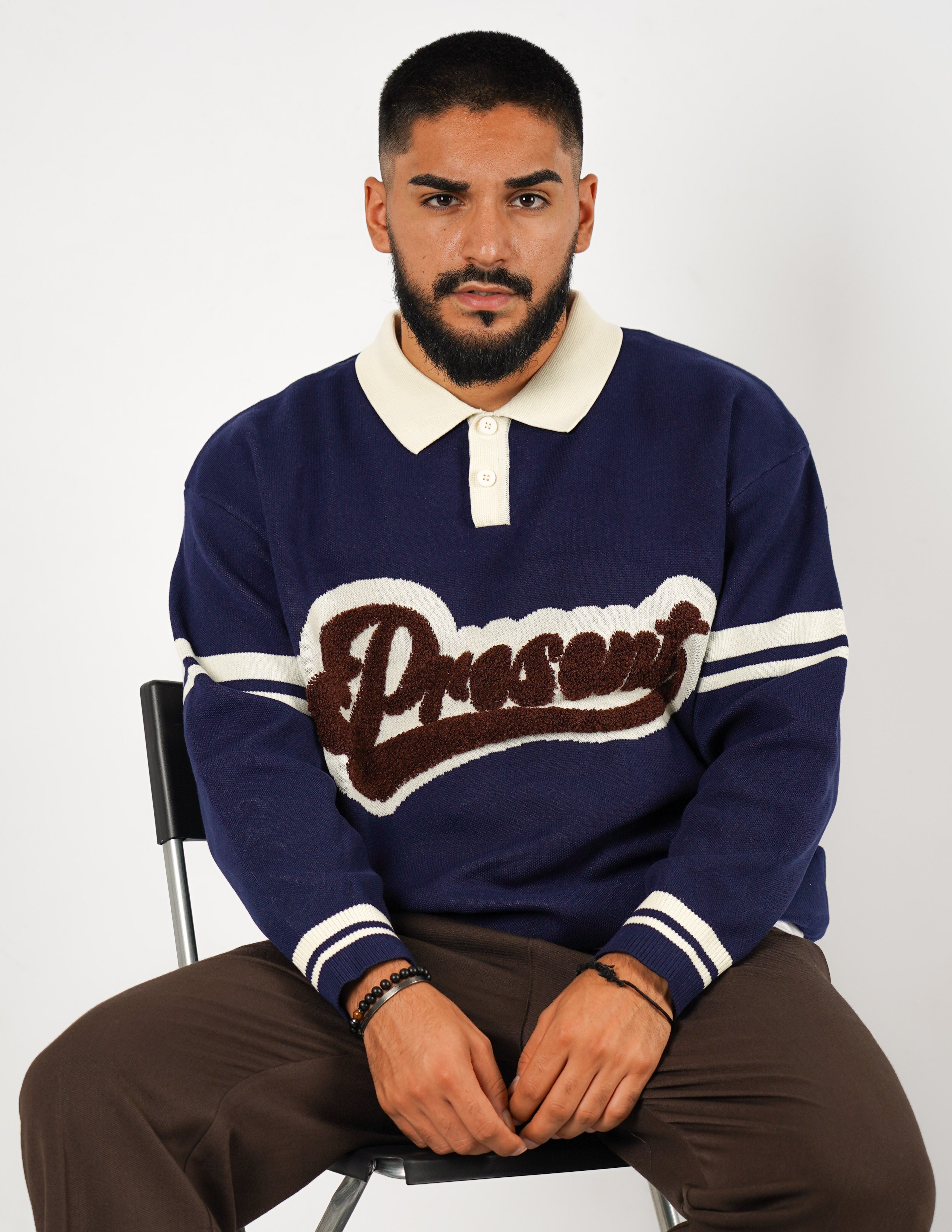 Polo uomo regular con patch