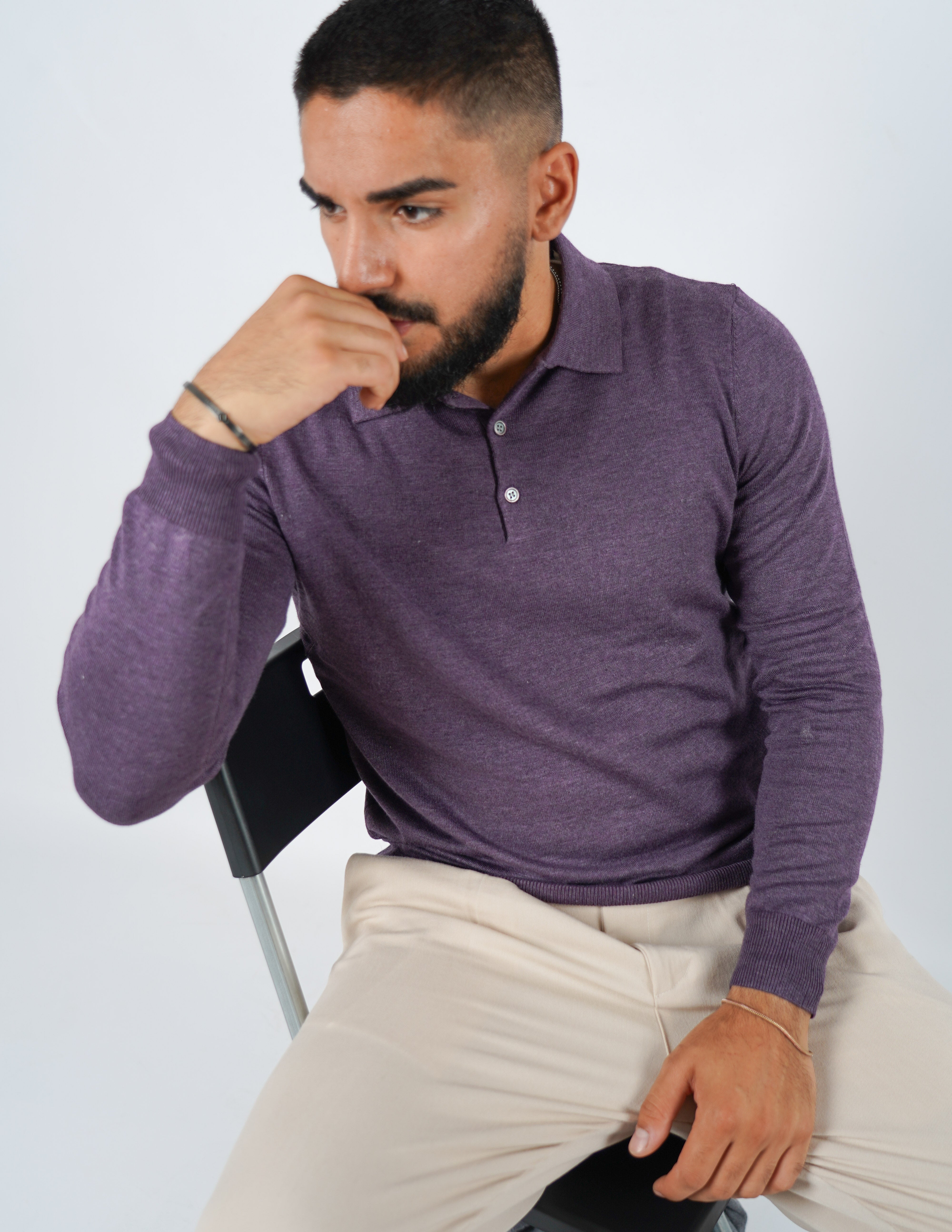 Polo classica manica lunga