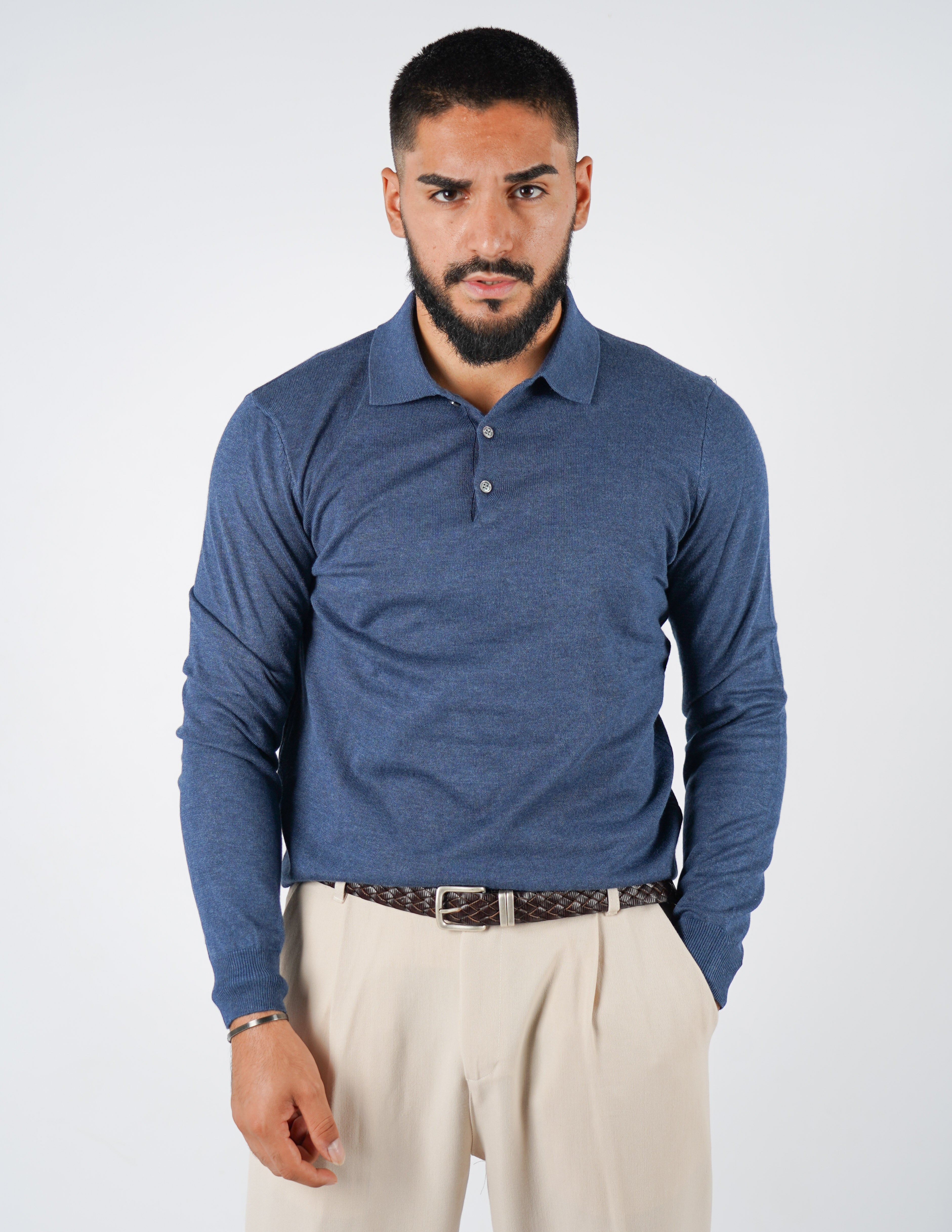 Polo classica manica lunga