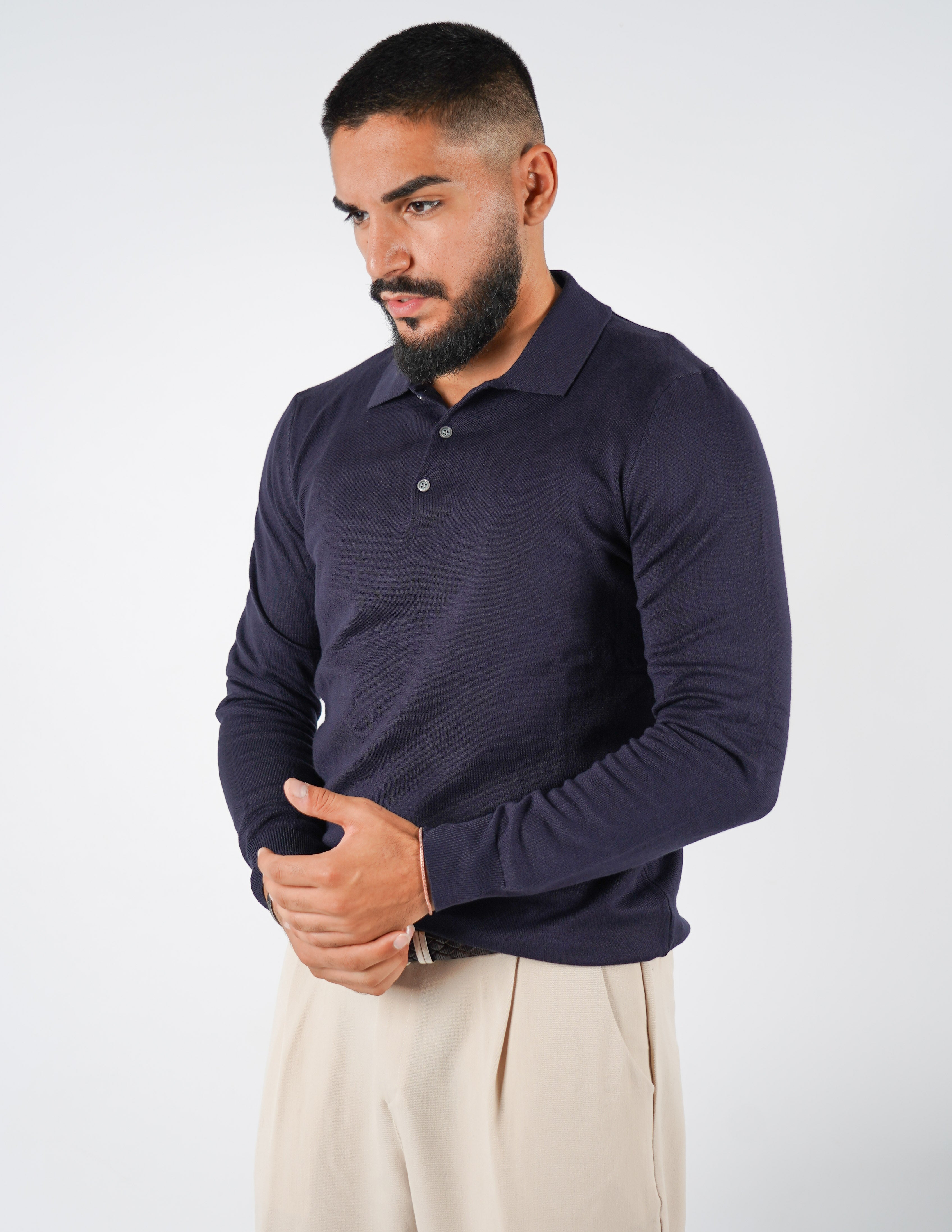 Polo classica manica lunga