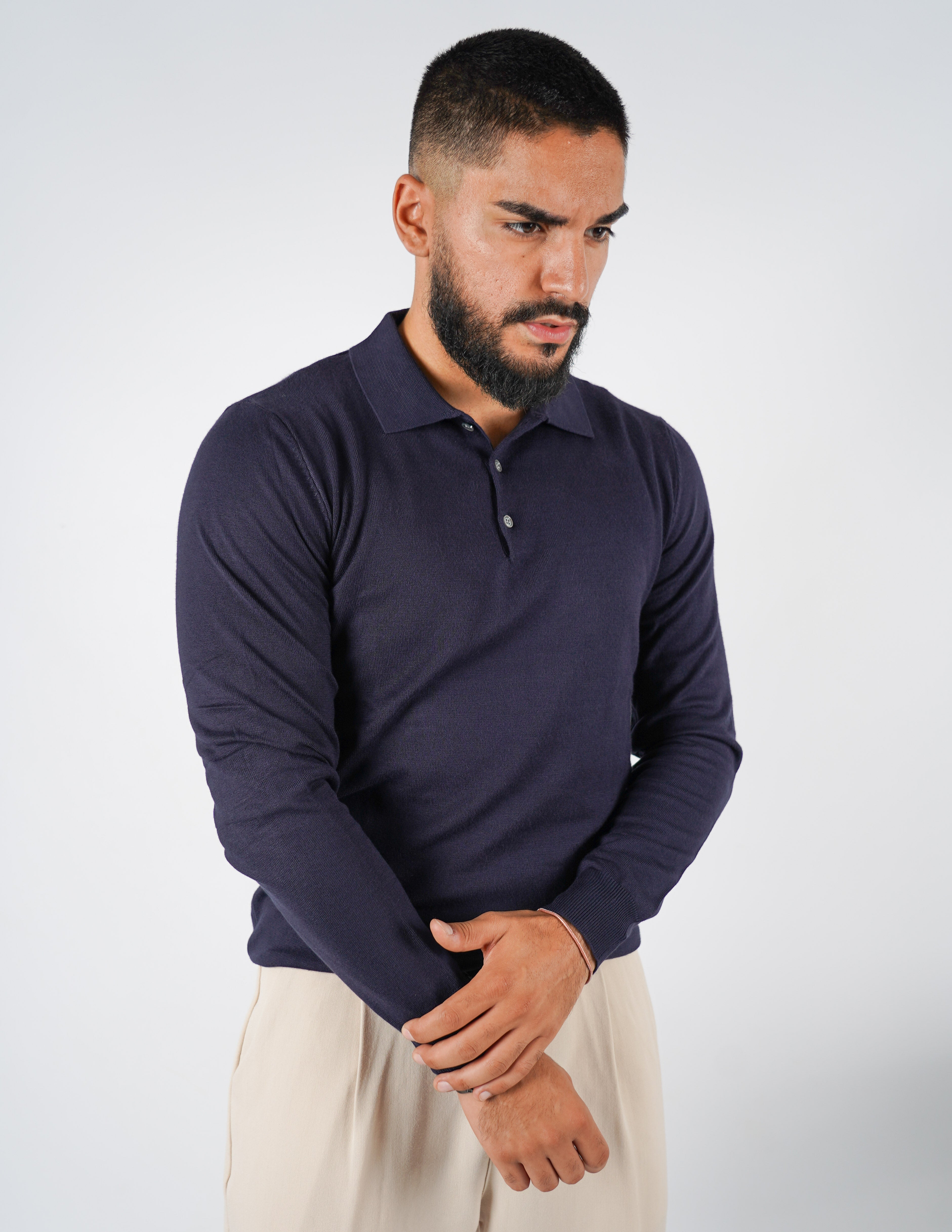 Polo classica manica lunga