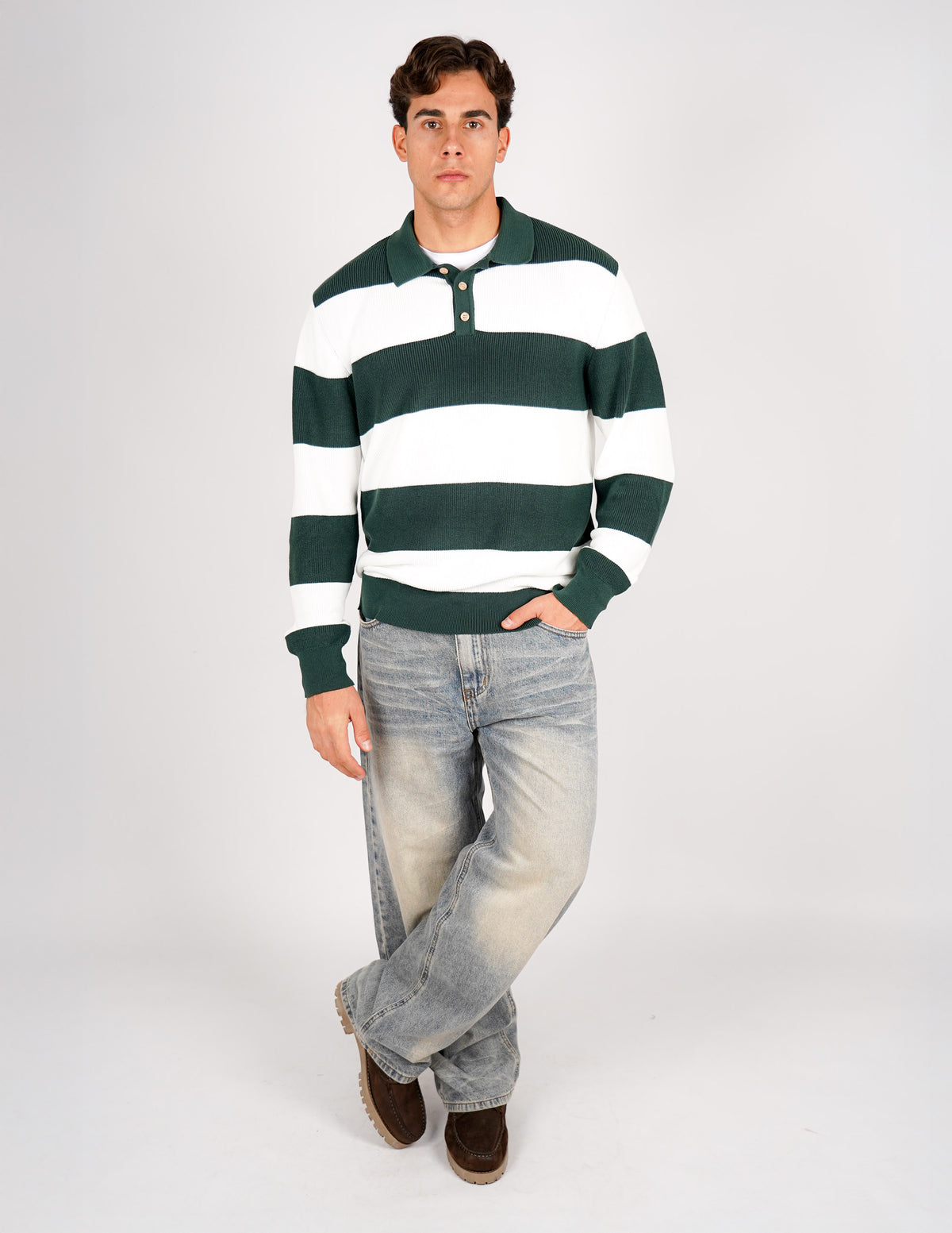 POLO RIGATA DOPPIO COLORE