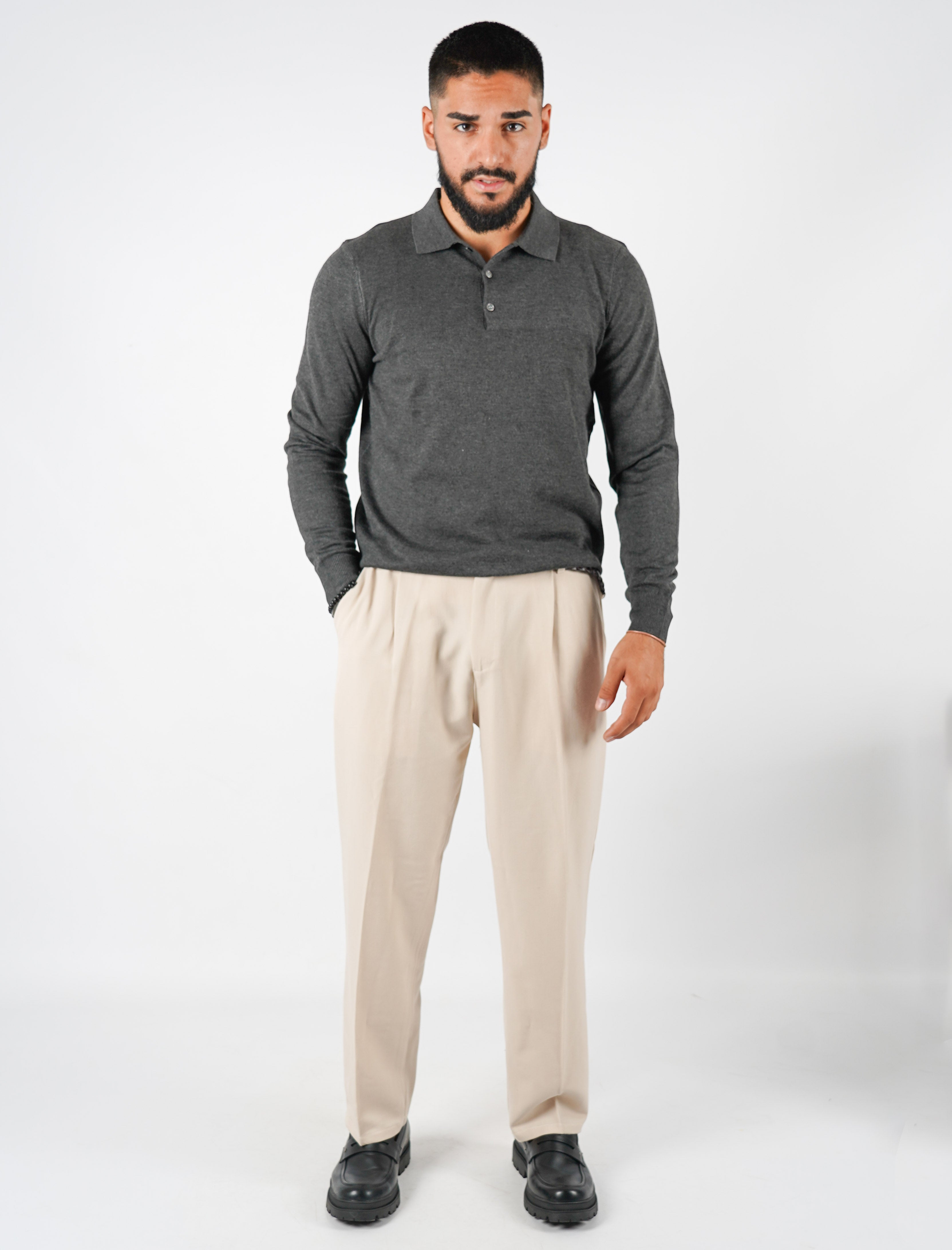 Polo classica manica lunga