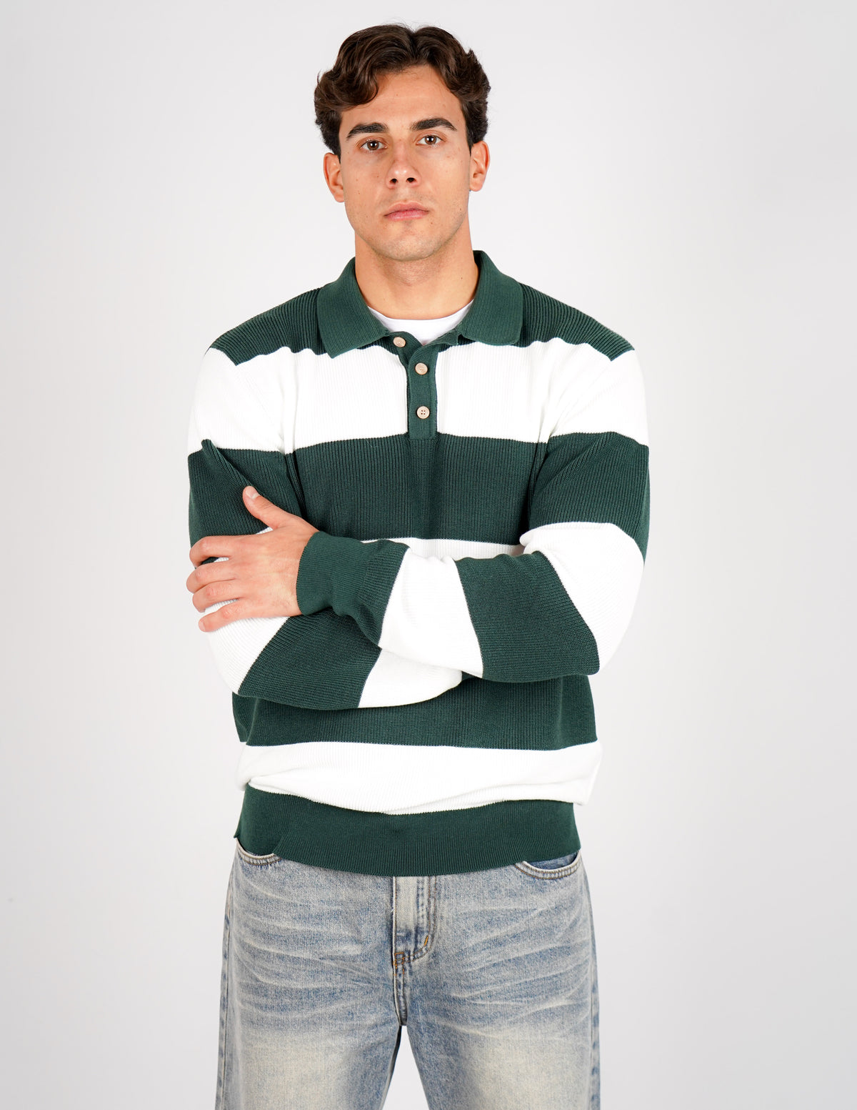 POLO RIGATA DOPPIO COLORE