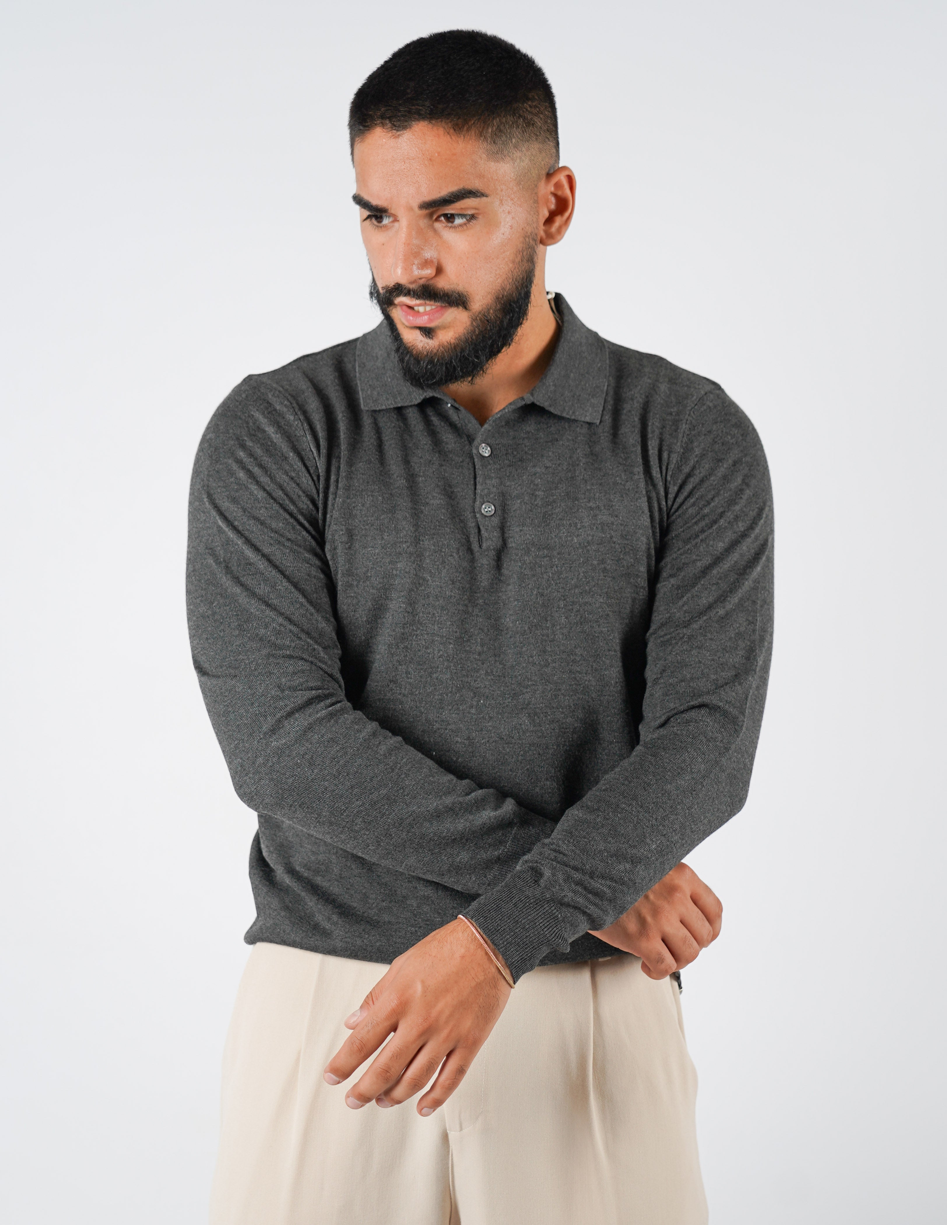 Polo classica manica lunga