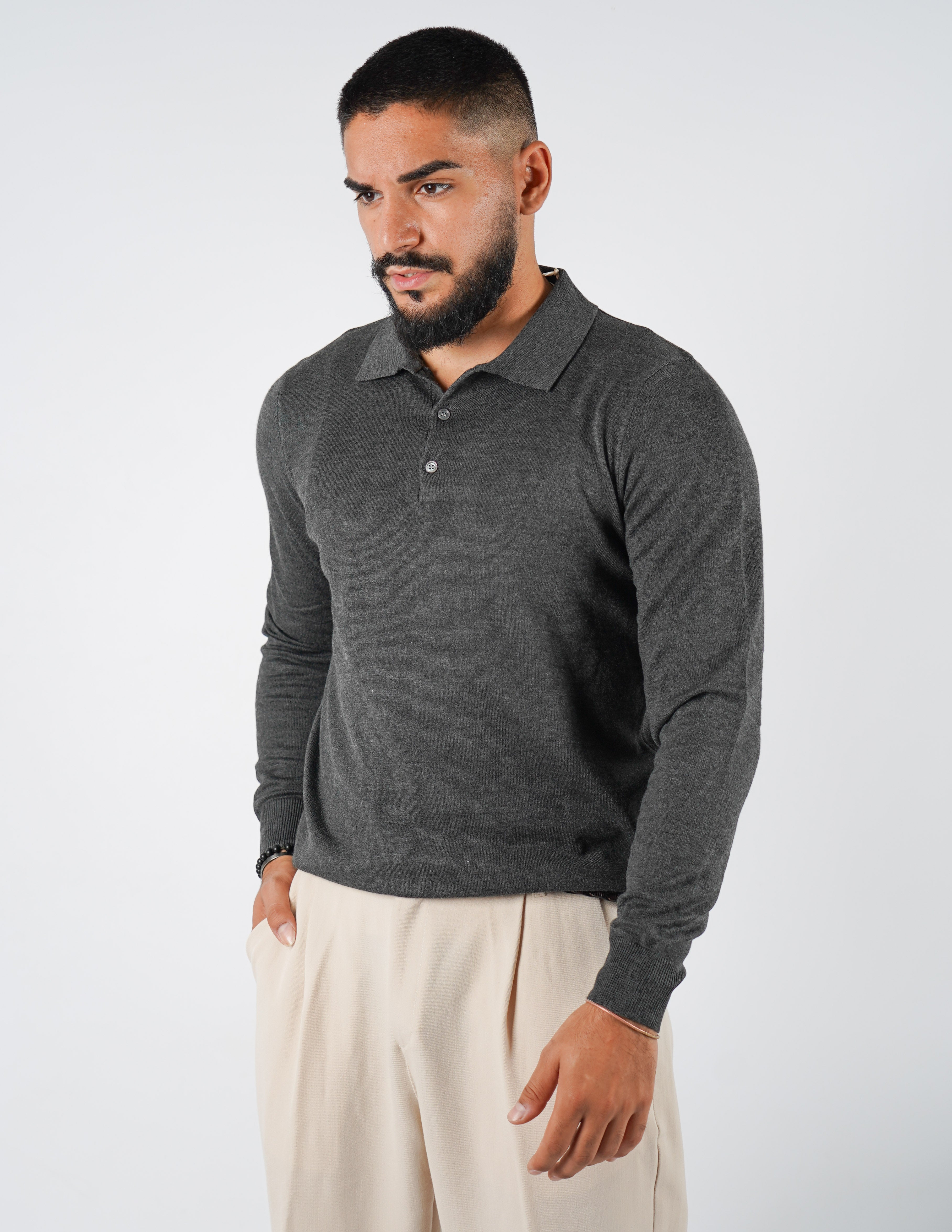 Polo classica manica lunga