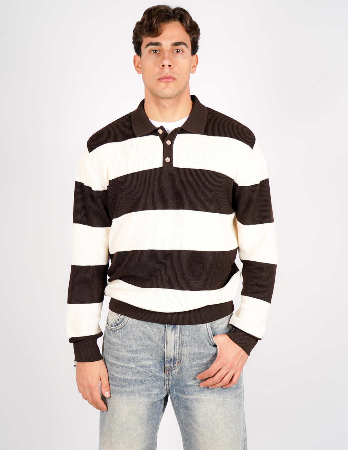 POLO RIGATA DOPPIO COLORE