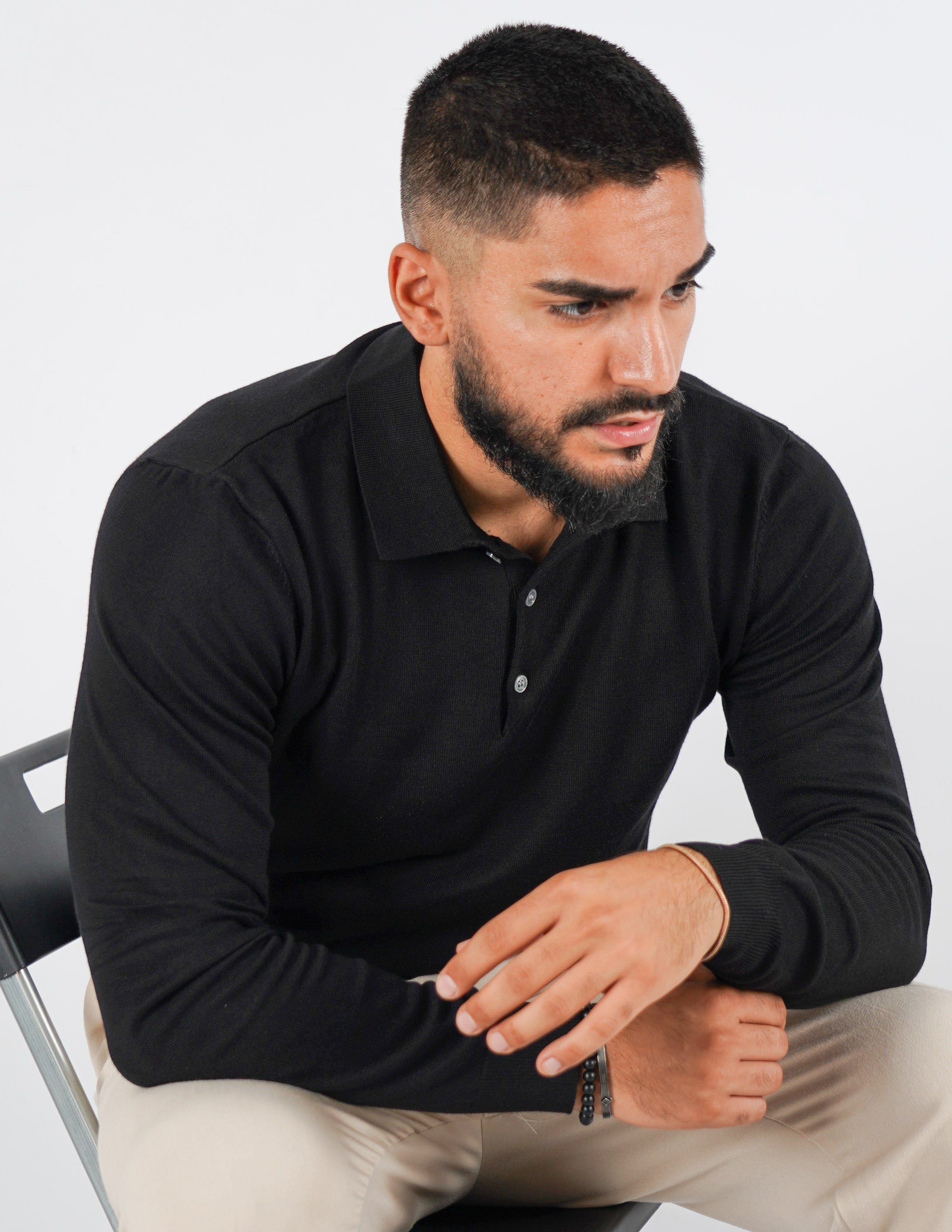 Polo classica manica lunga