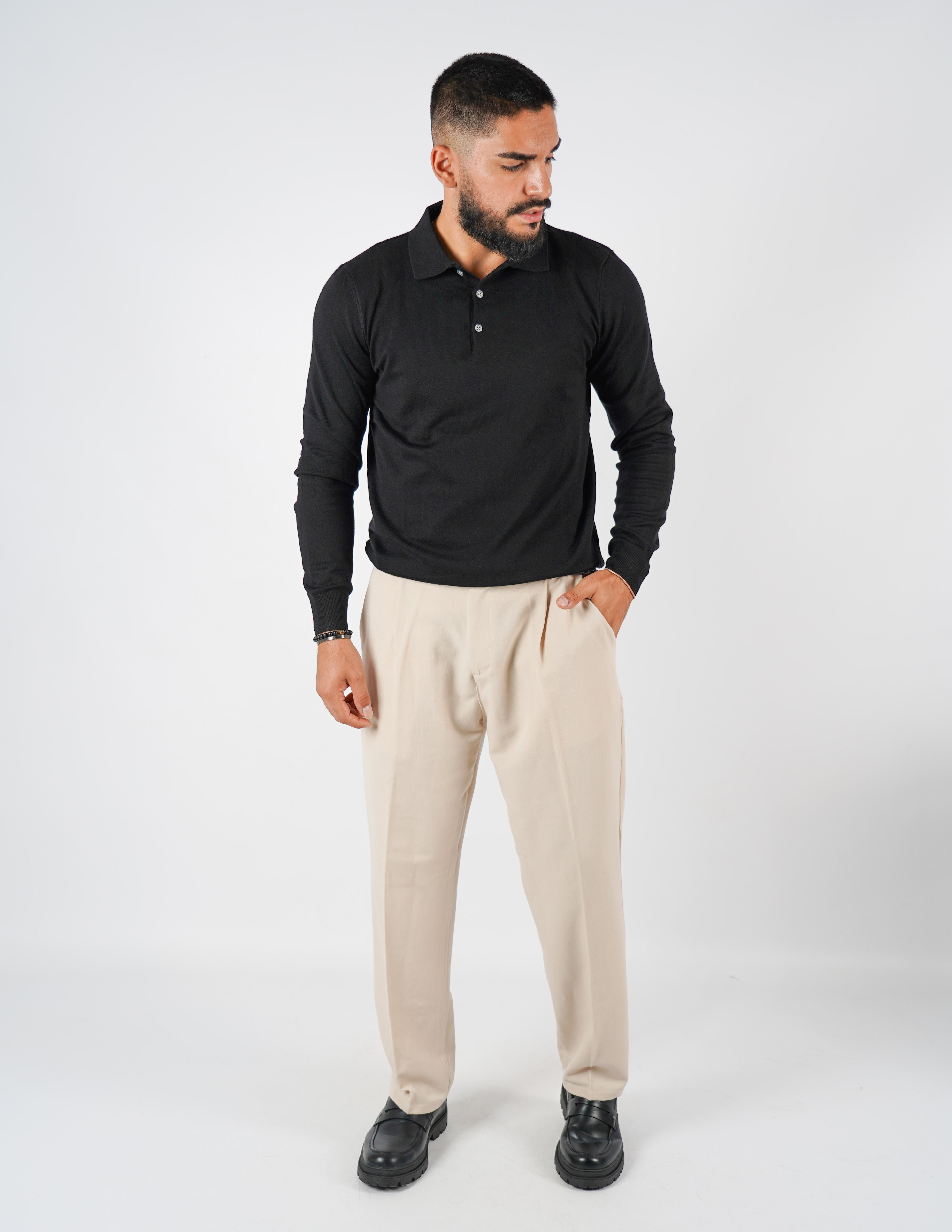 Polo classica manica lunga