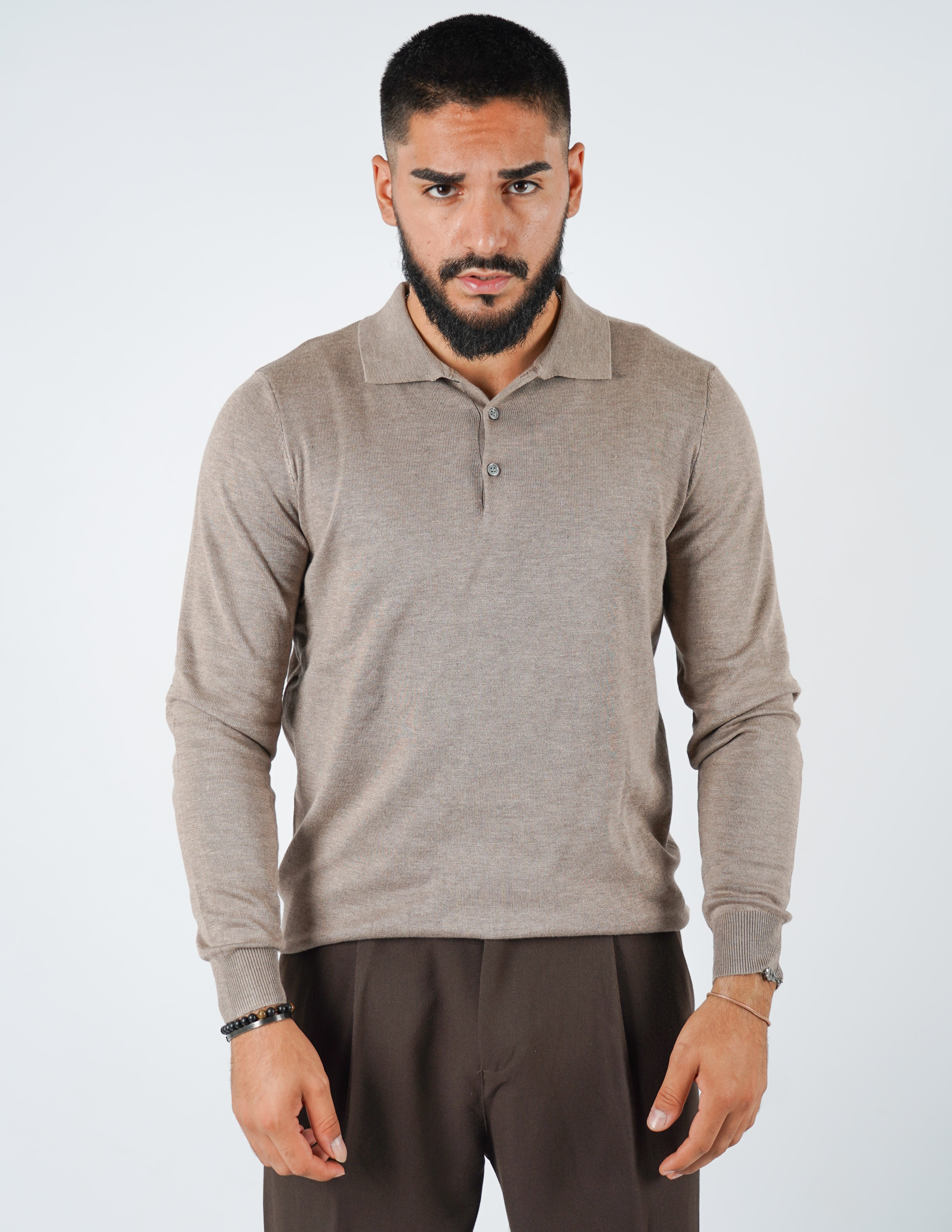 Polo classica manica lunga