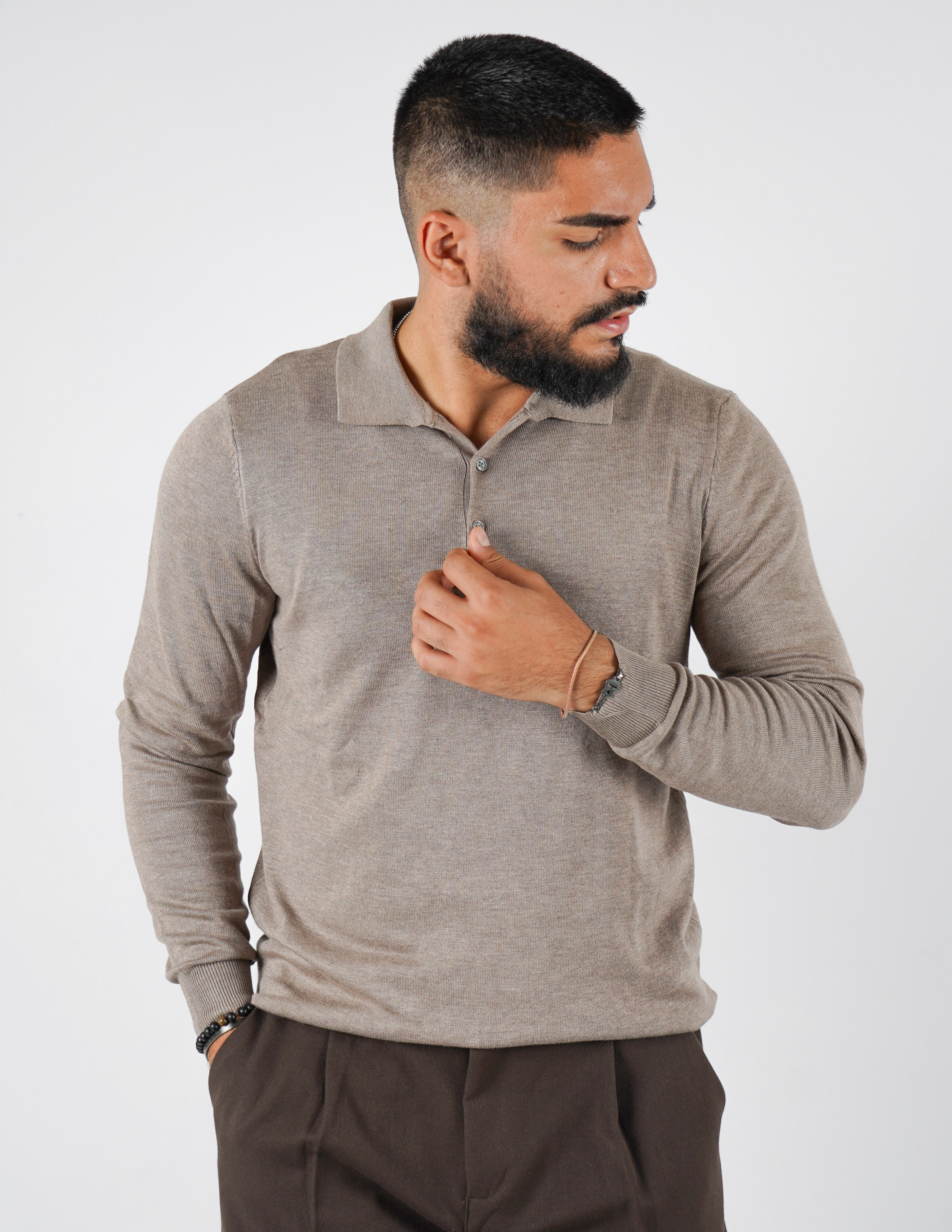 Polo classica manica lunga