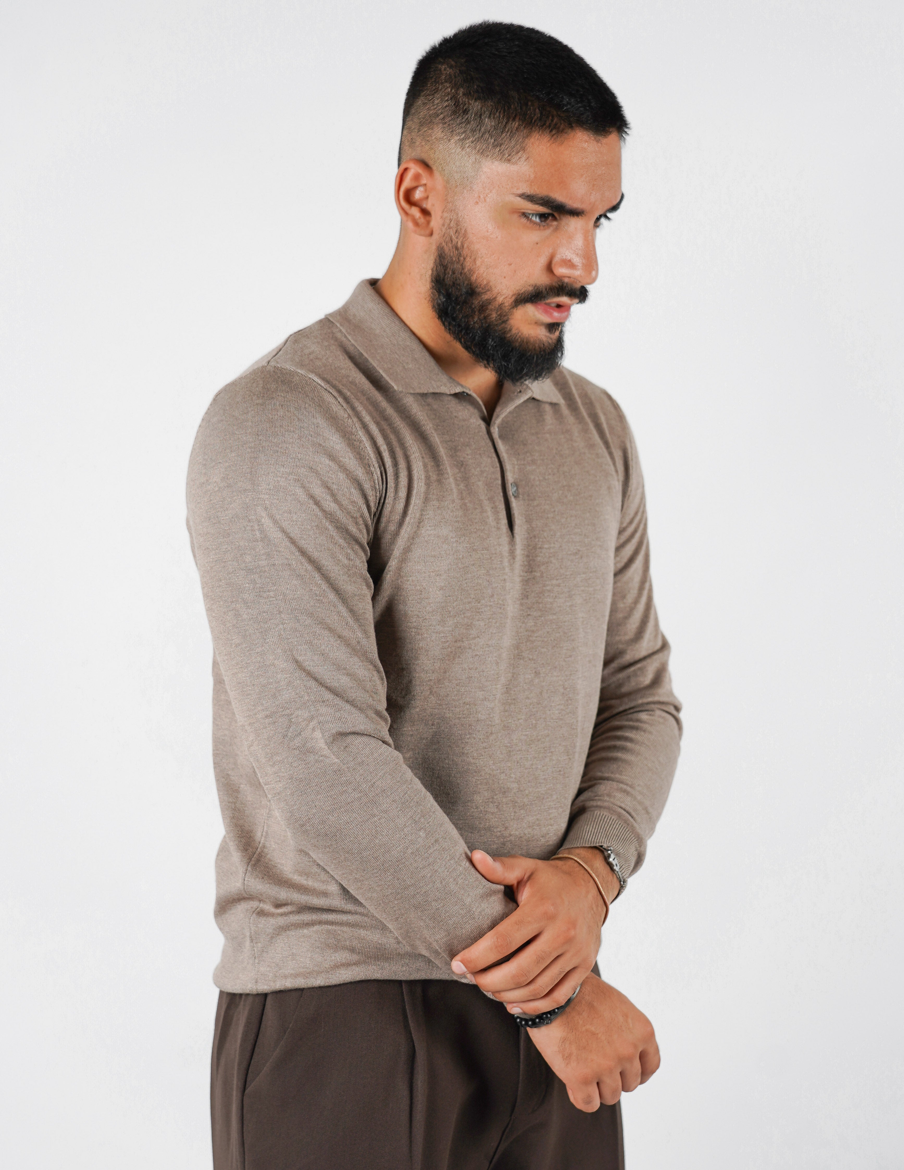 Polo classica manica lunga