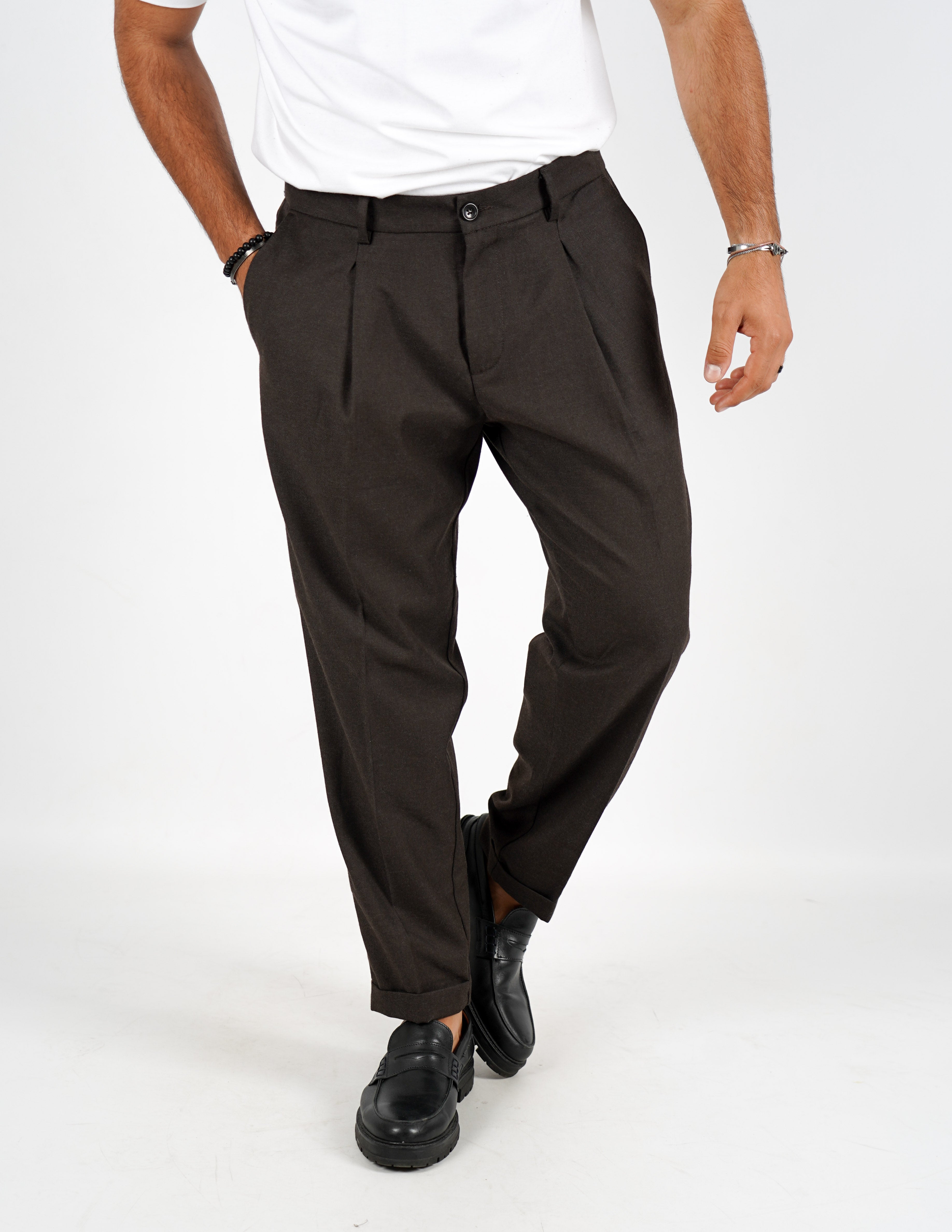 Pantalone con pence Over D