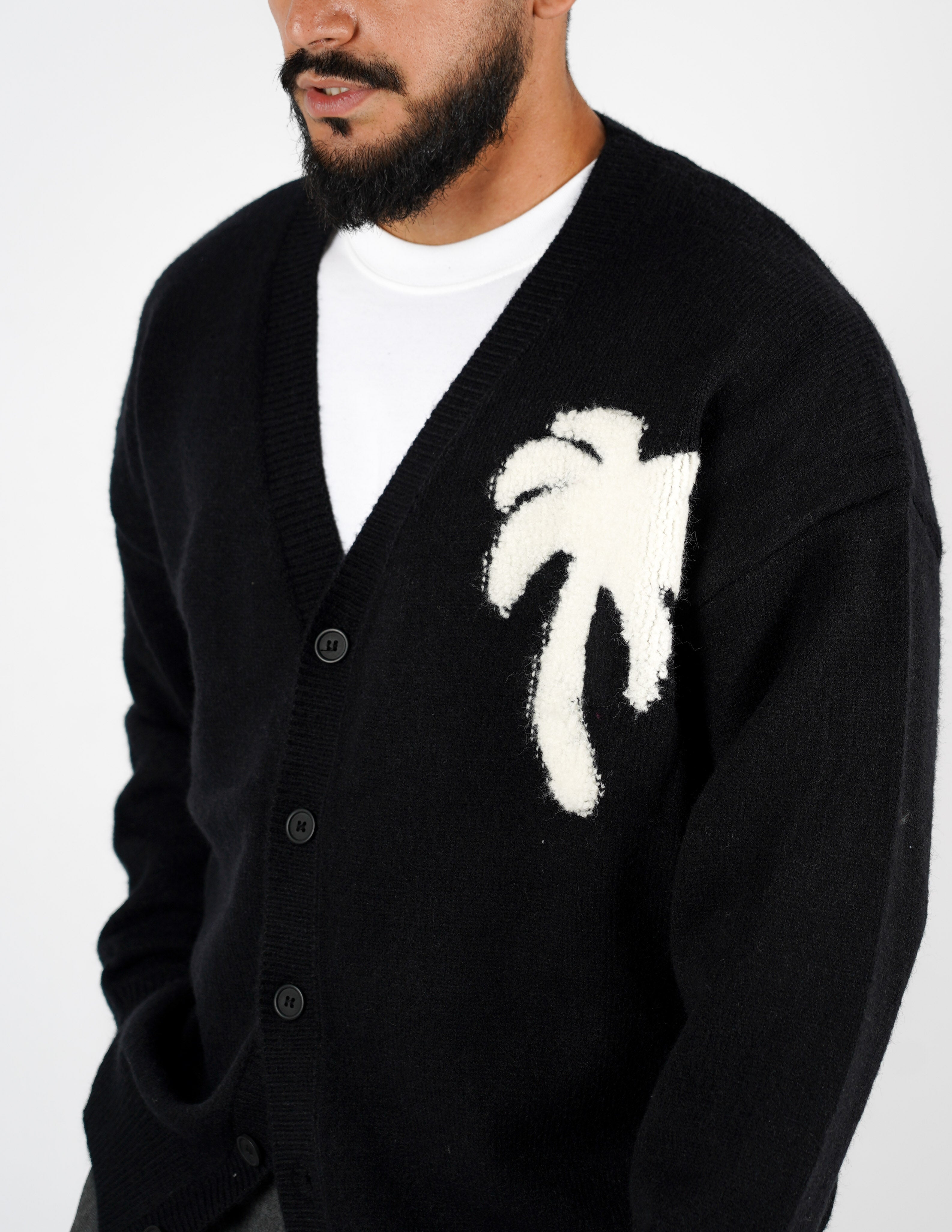 Cardigan Over con ricamo