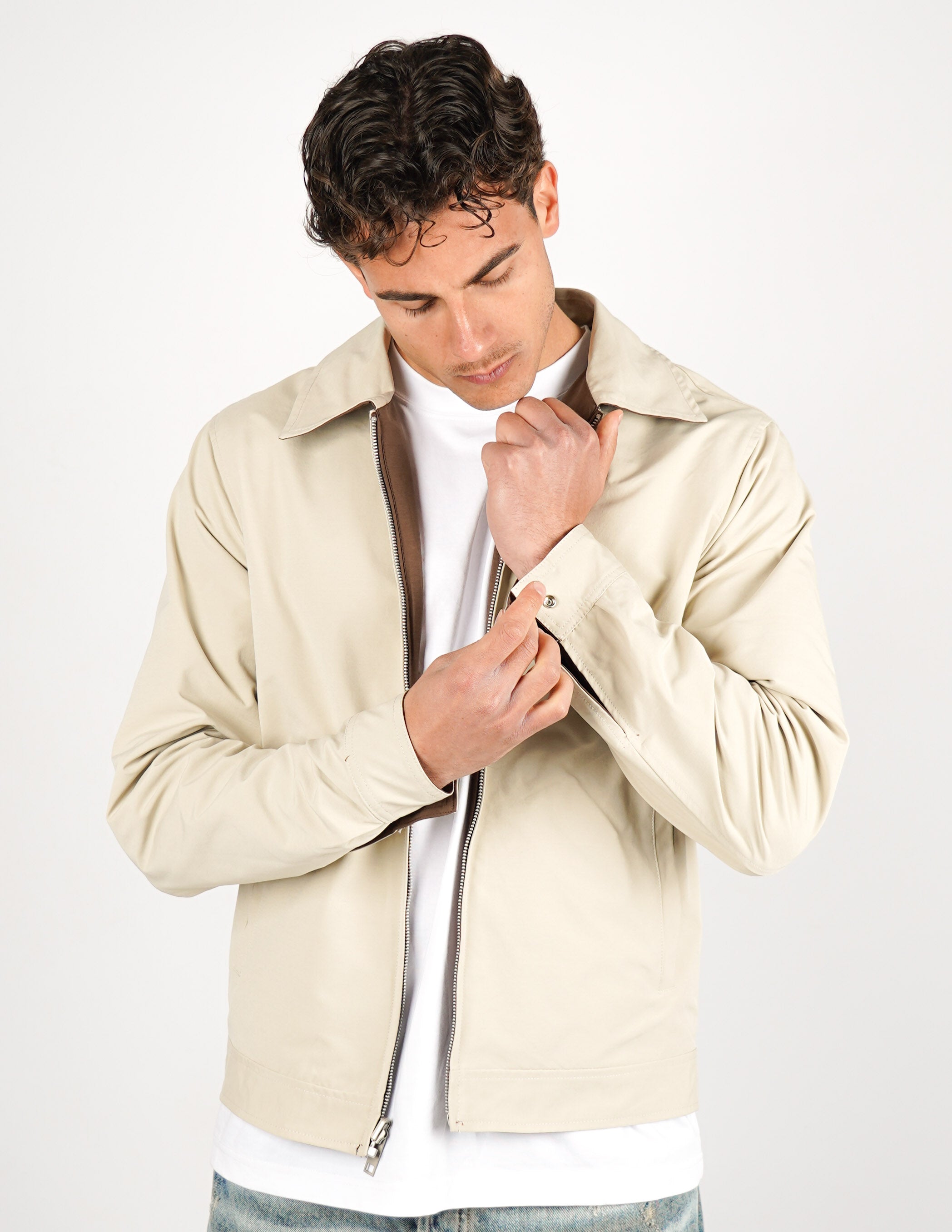 GIUBBINO UOMO REVERSIBILE CON COLLO
