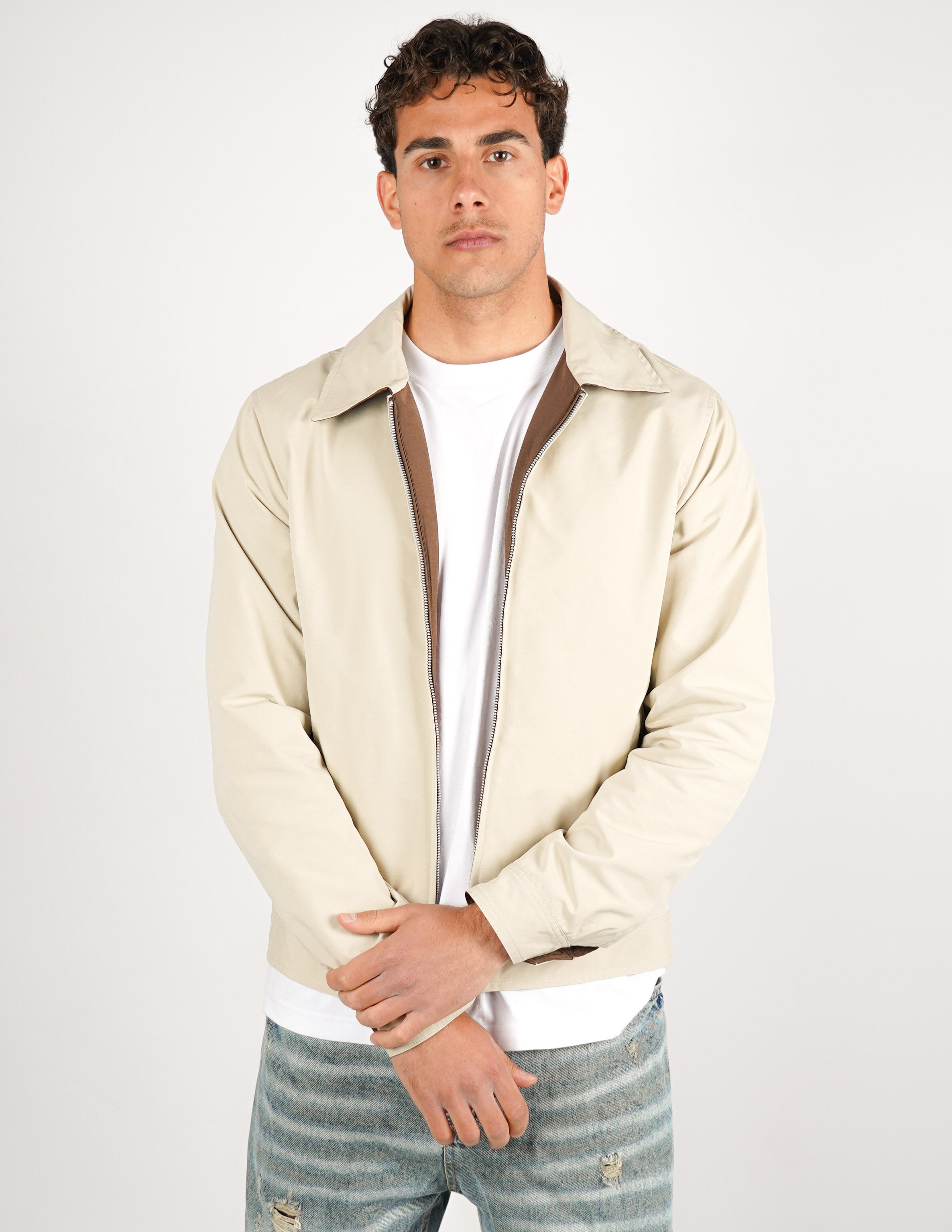 GIUBBINO UOMO REVERSIBILE CON COLLO