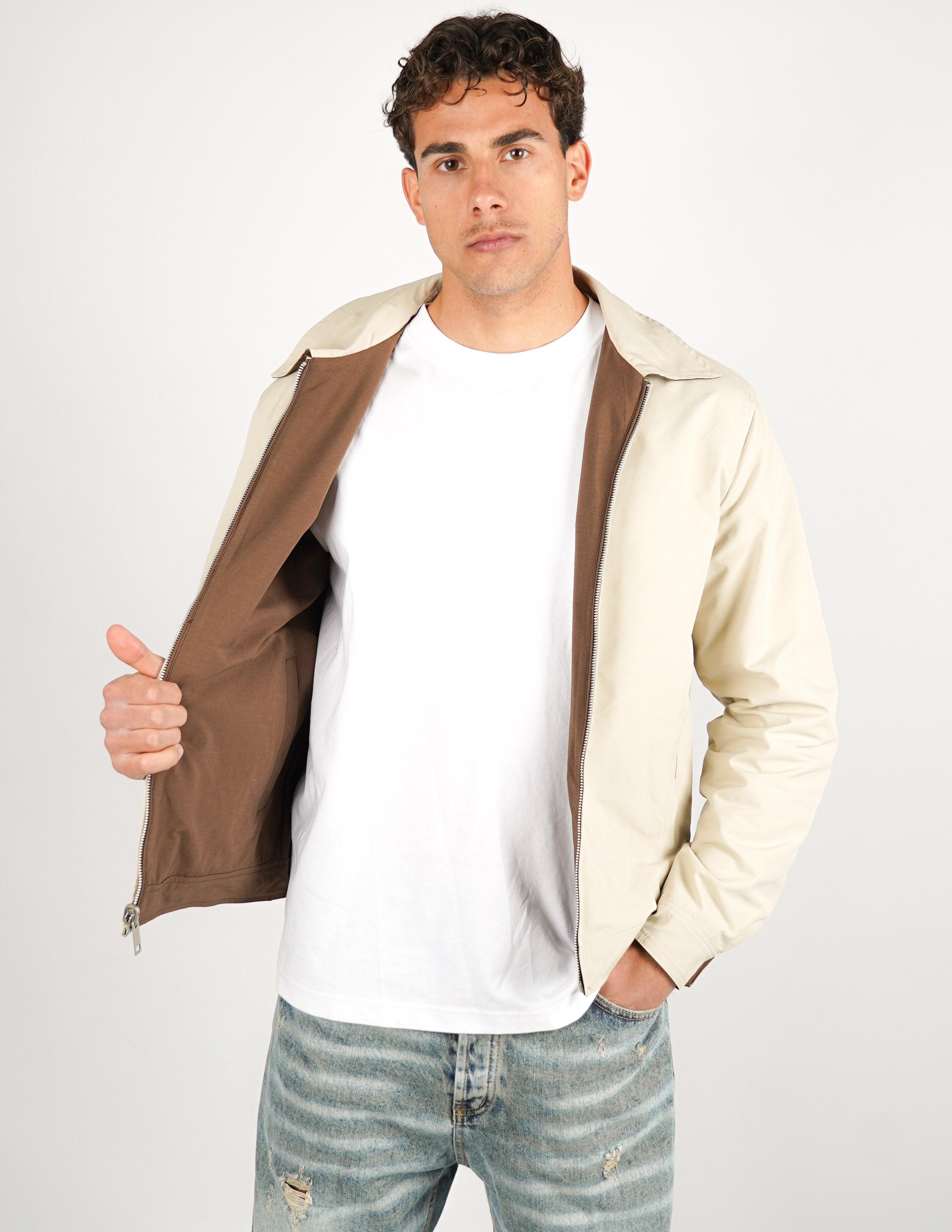 GIUBBINO UOMO REVERSIBILE CON COLLO