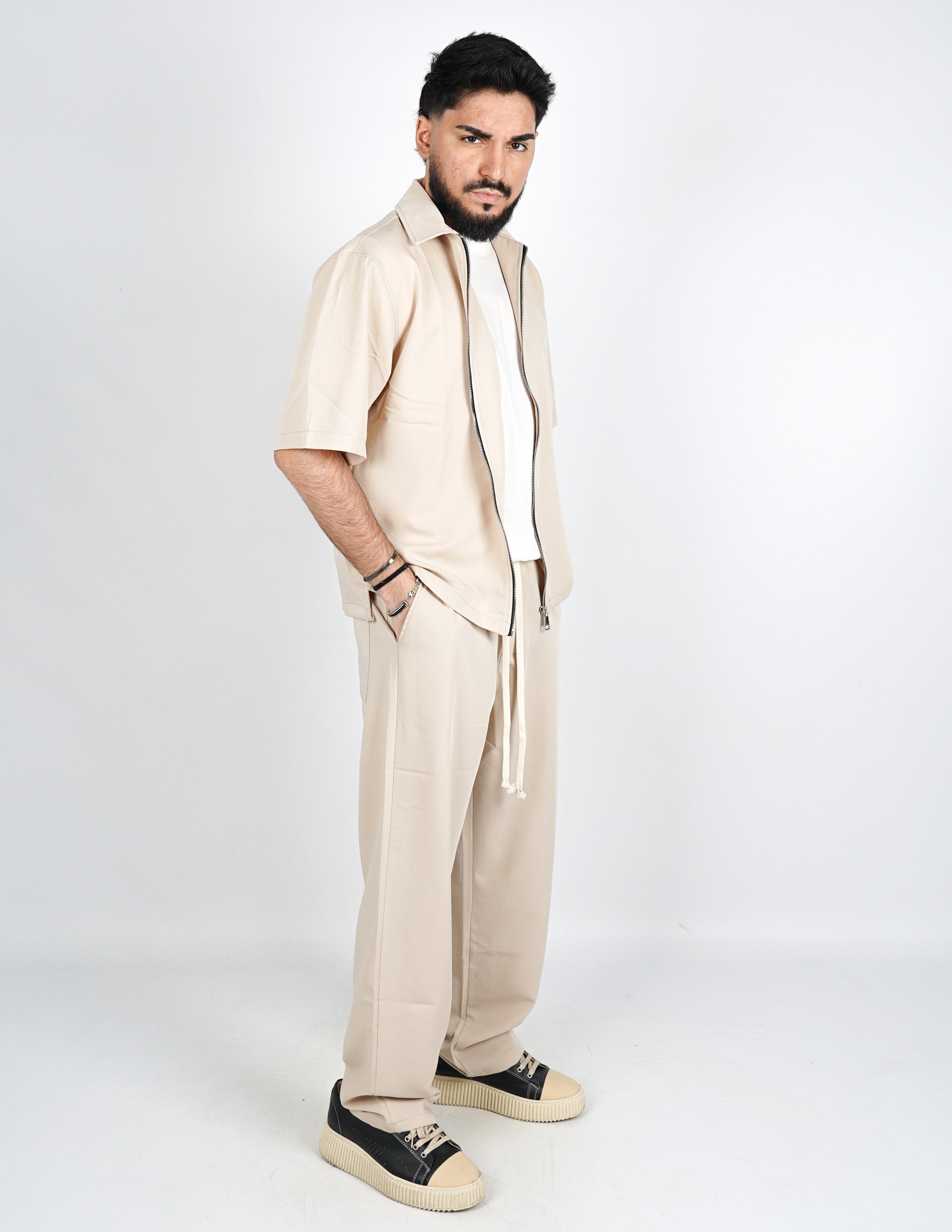 COORDINATO LEGGERO CON ZIP