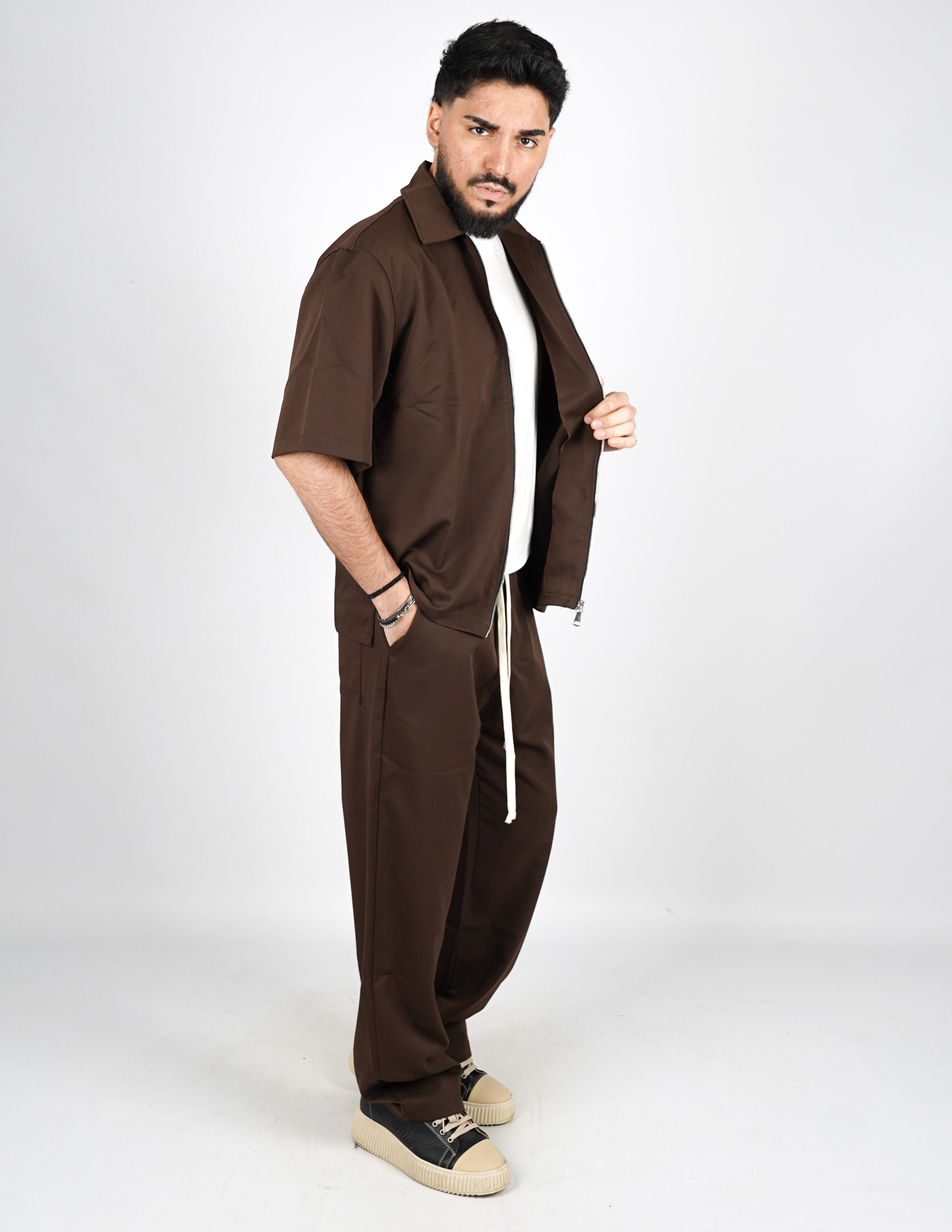 COORDINATO LEGGERO CON ZIP