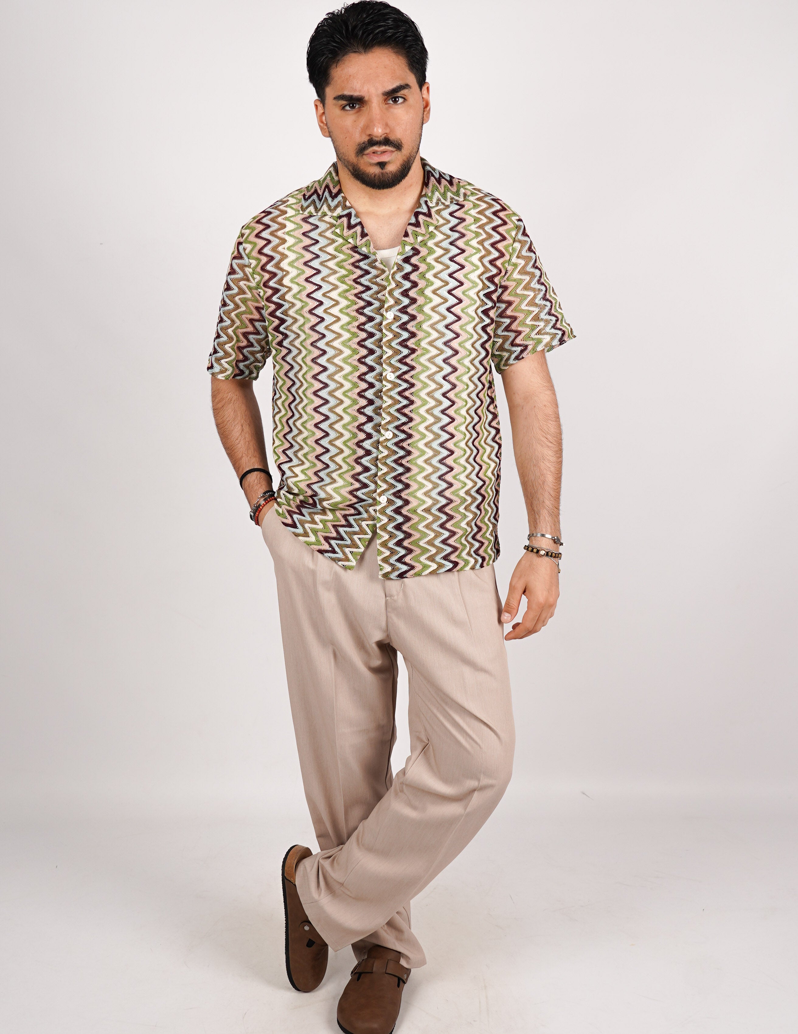 CAMICIA CROCHET A FANTASIA