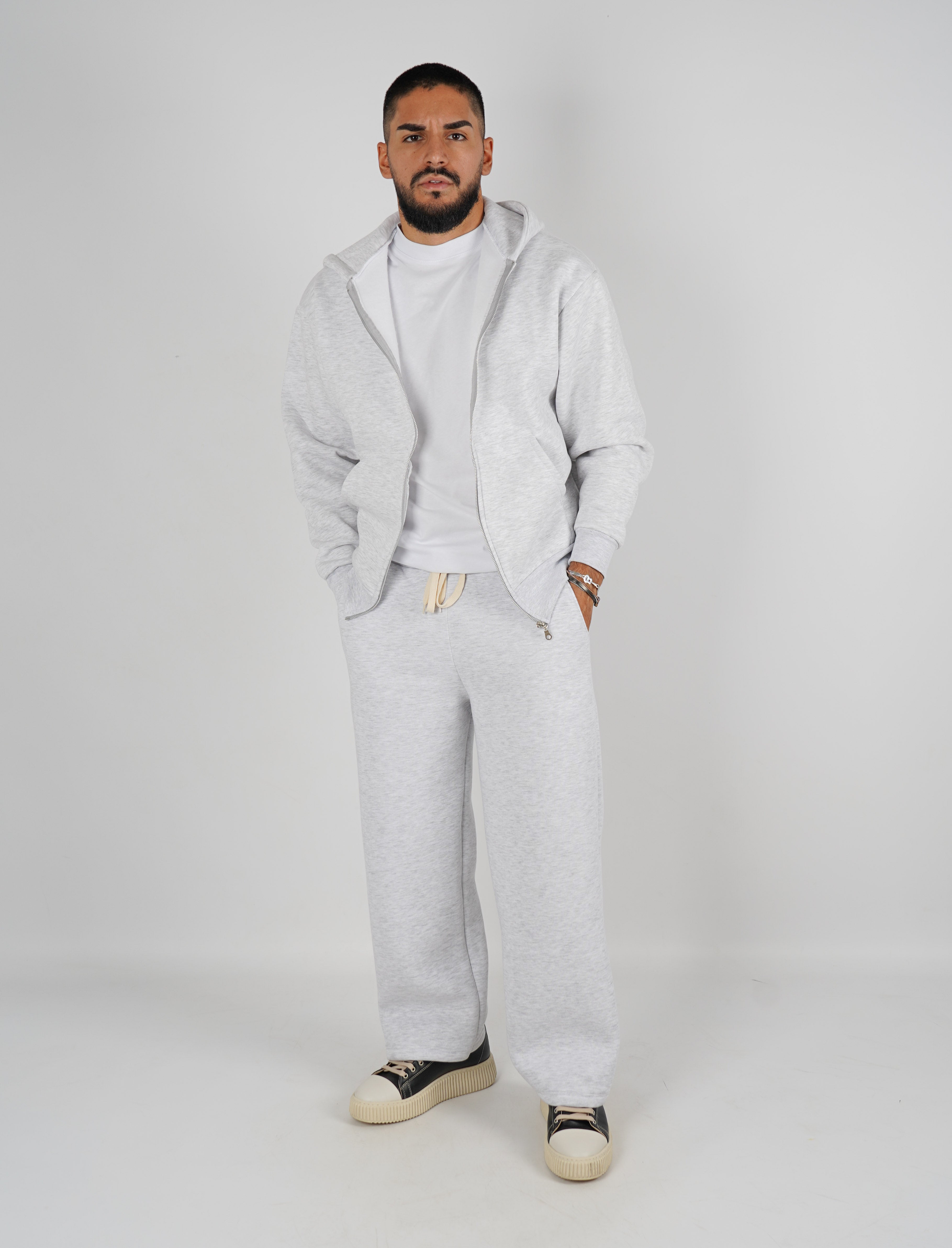 Tuta completa baggy con zip