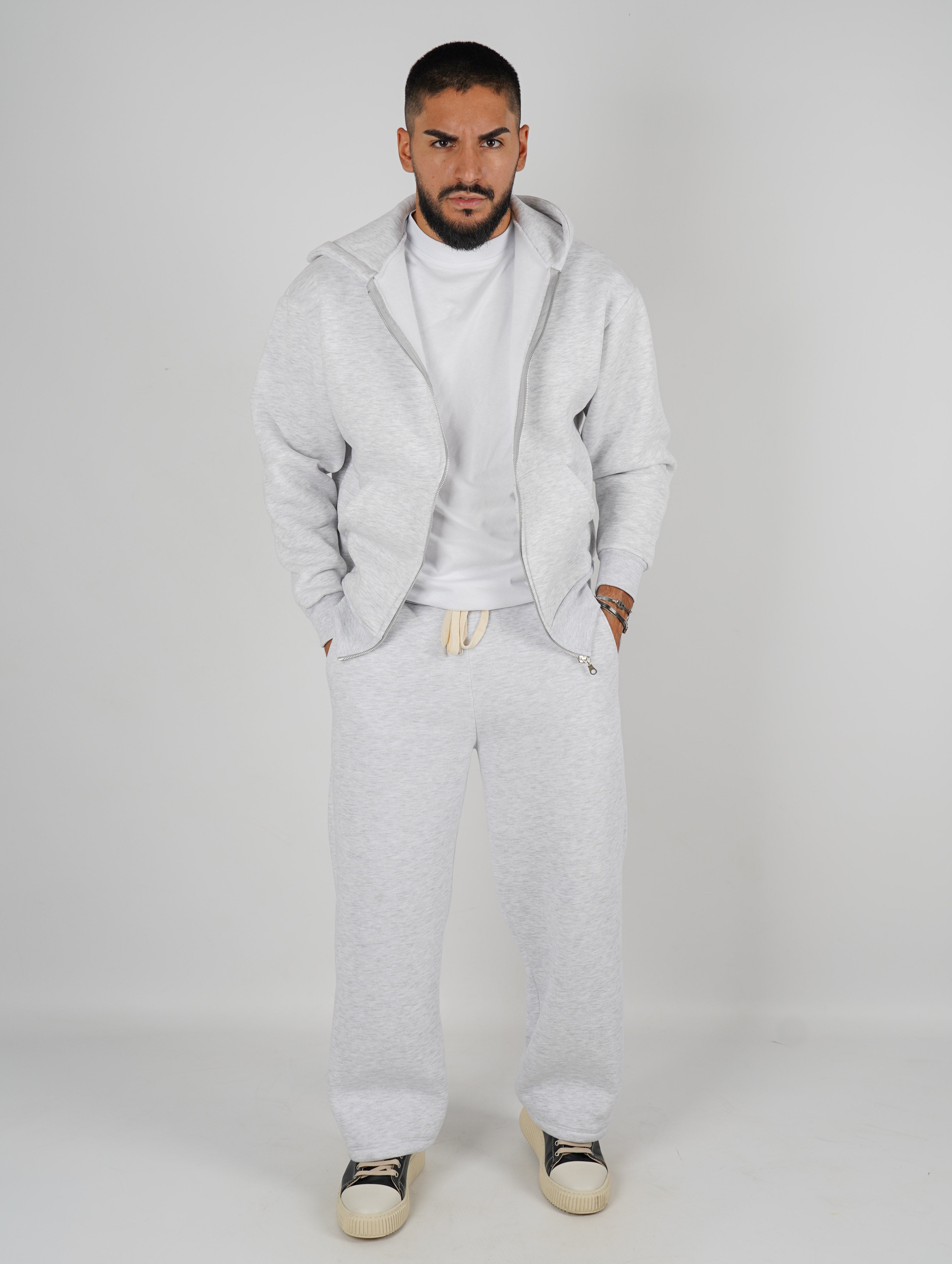 Tuta completa baggy con zip