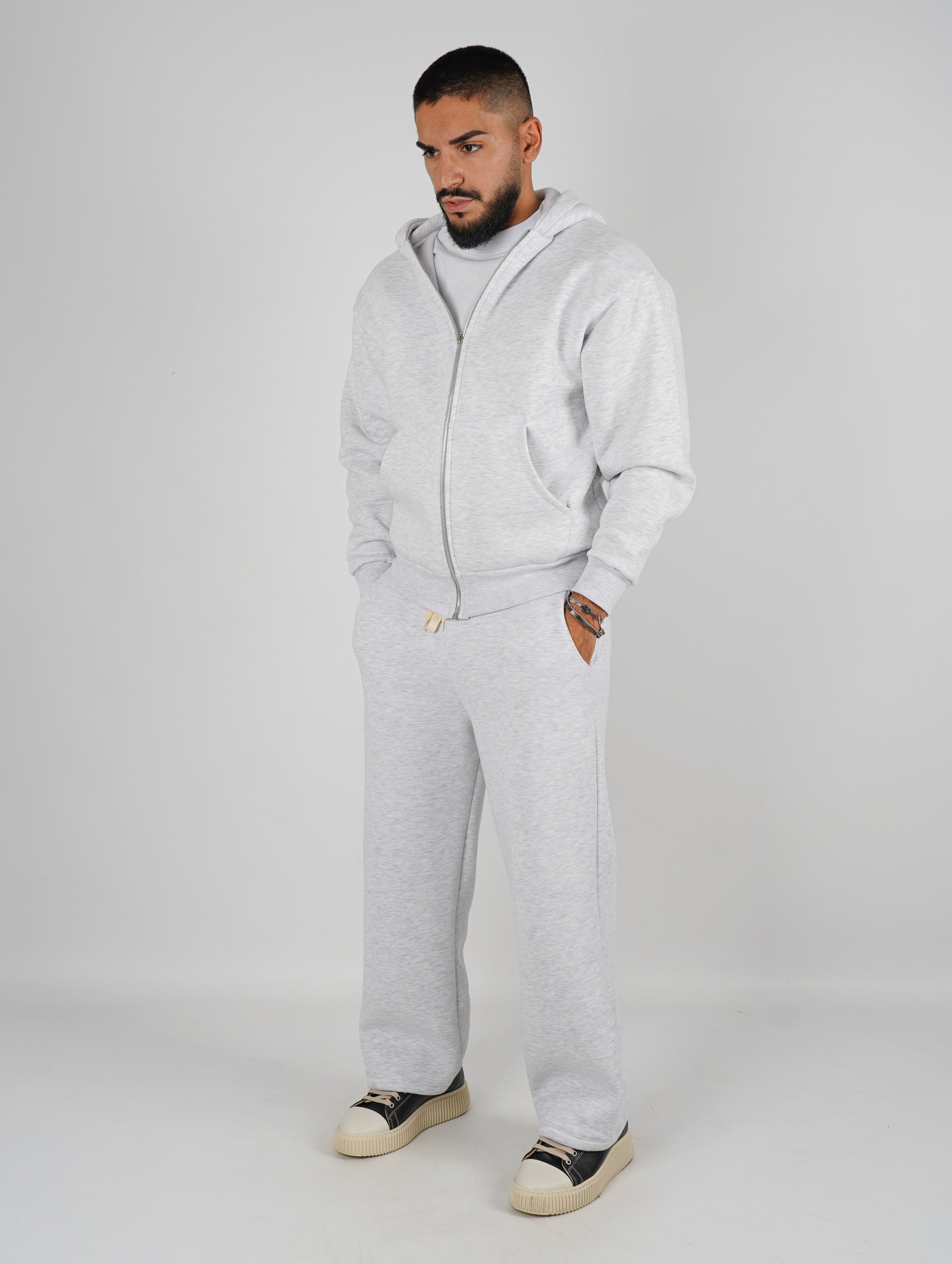 Tuta completa baggy con zip