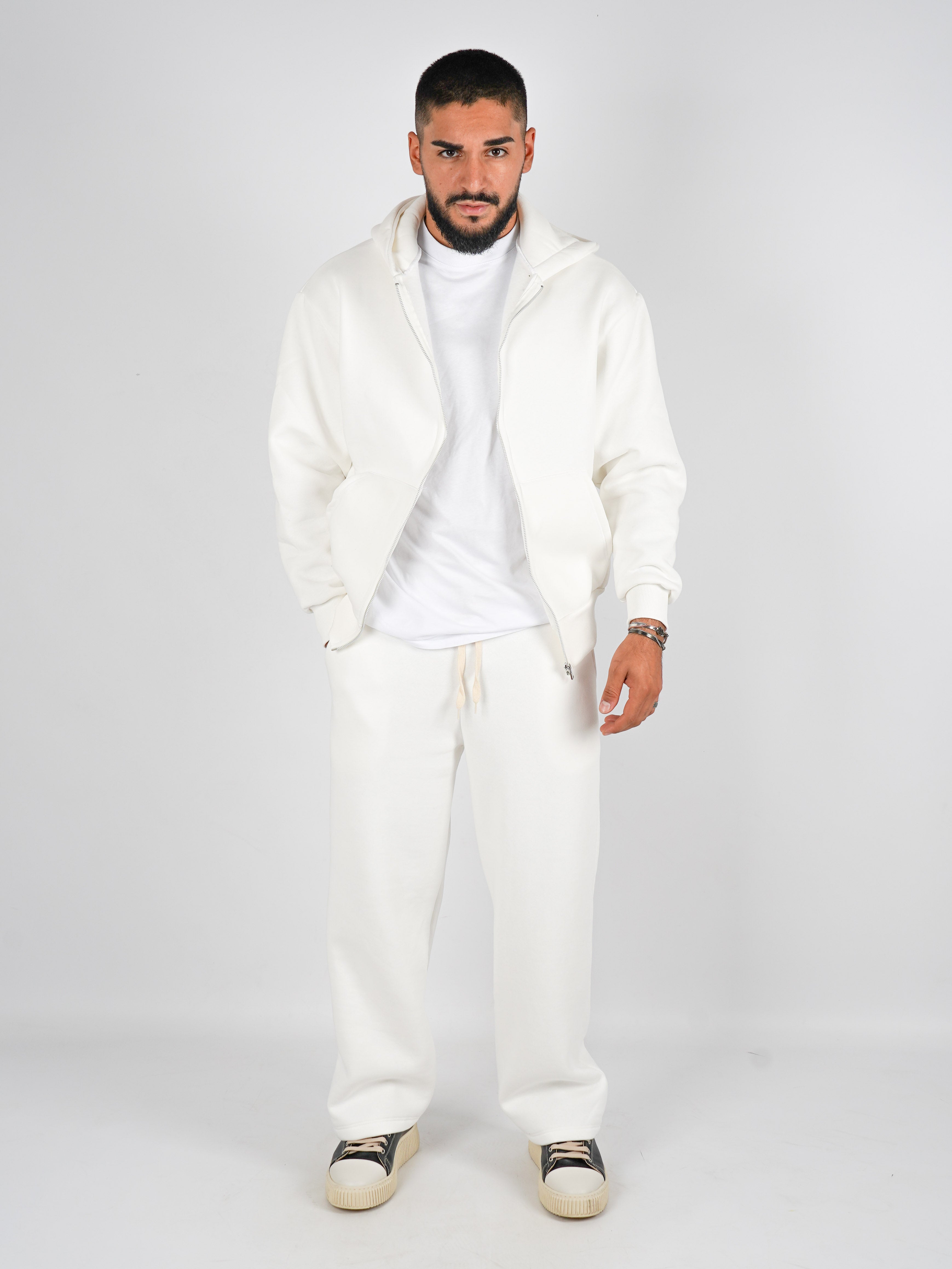 Tuta completa baggy con zip