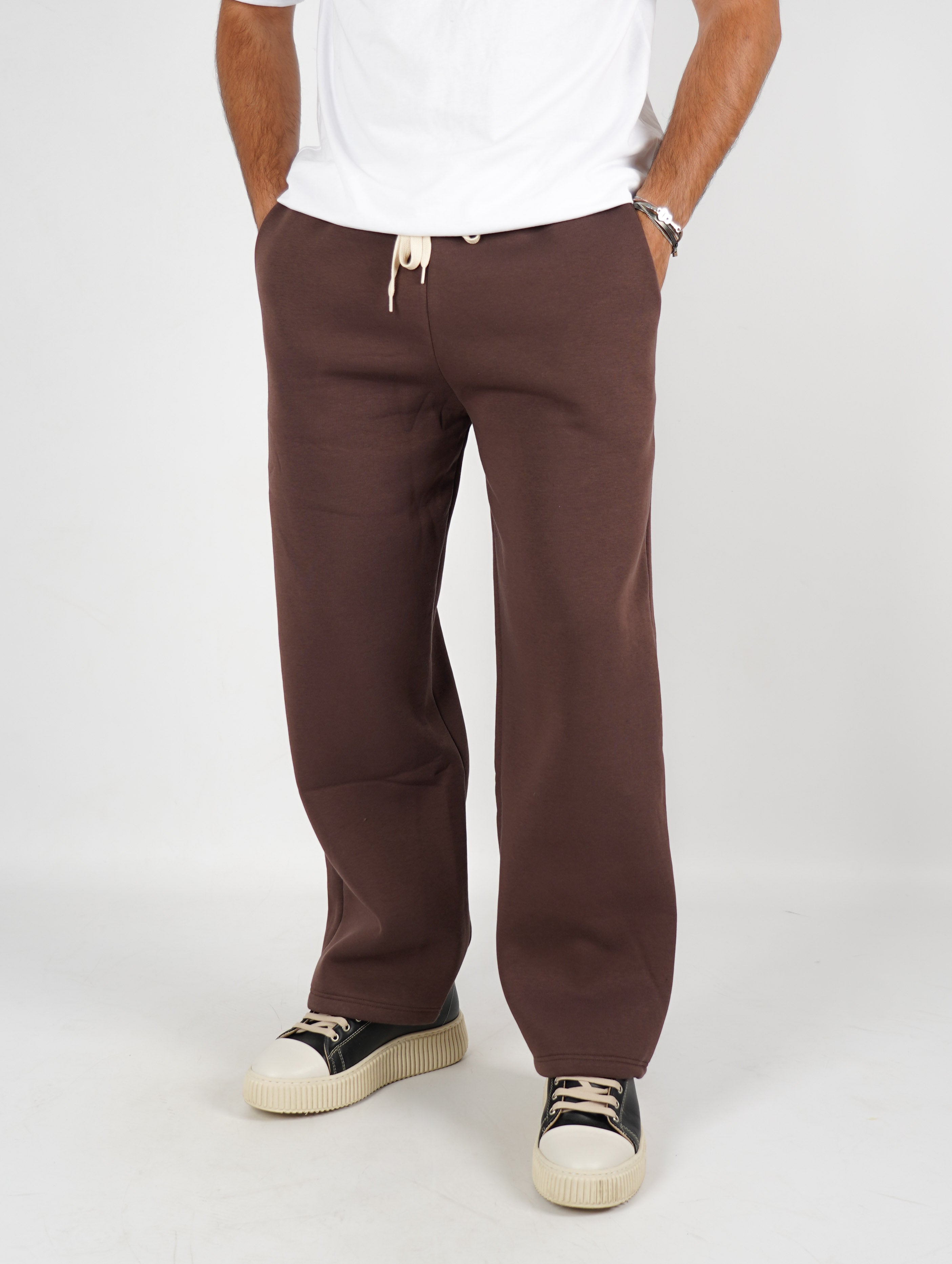 Pantalone in tuta fondo largo