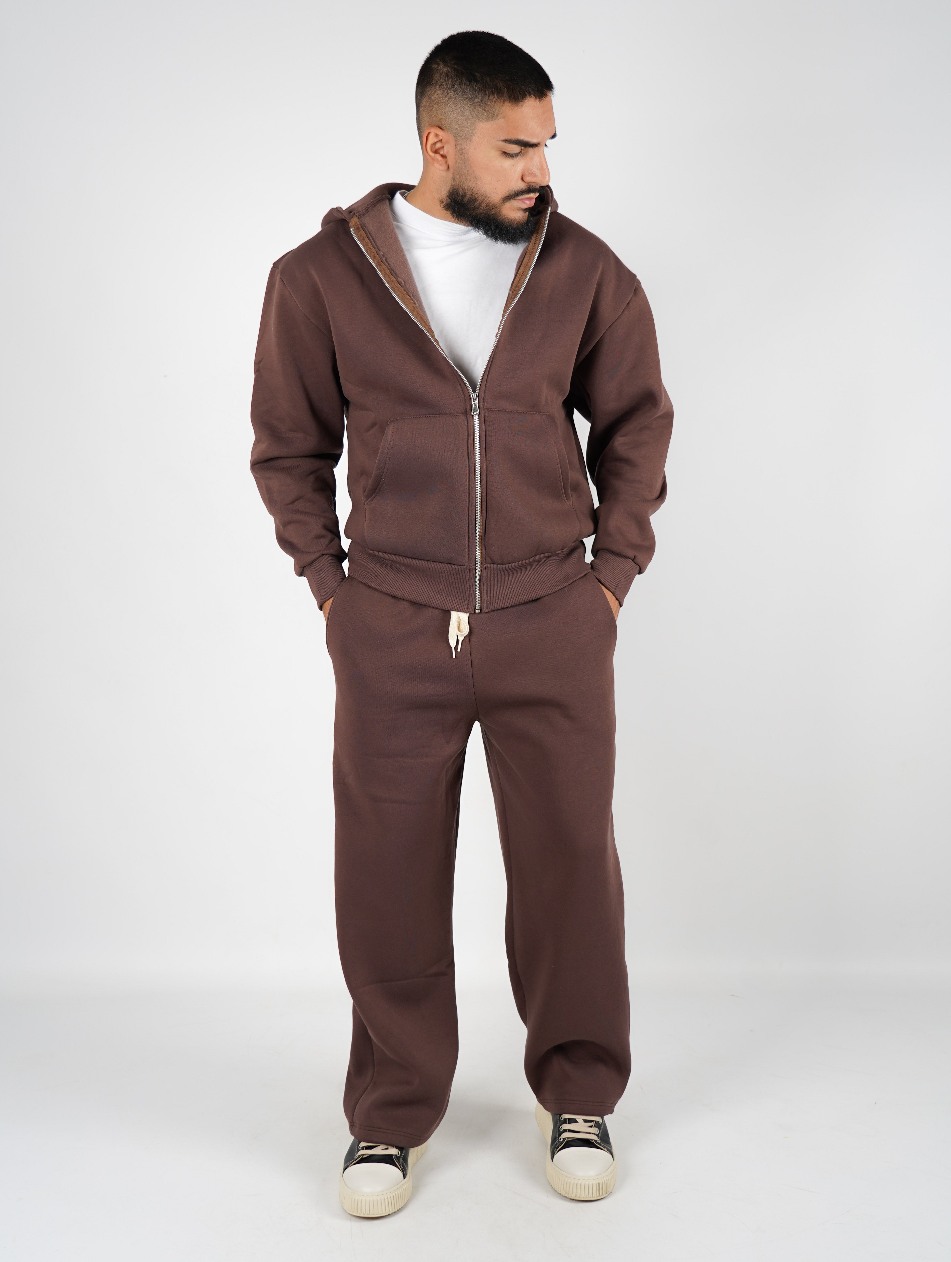 Tuta completa baggy con zip