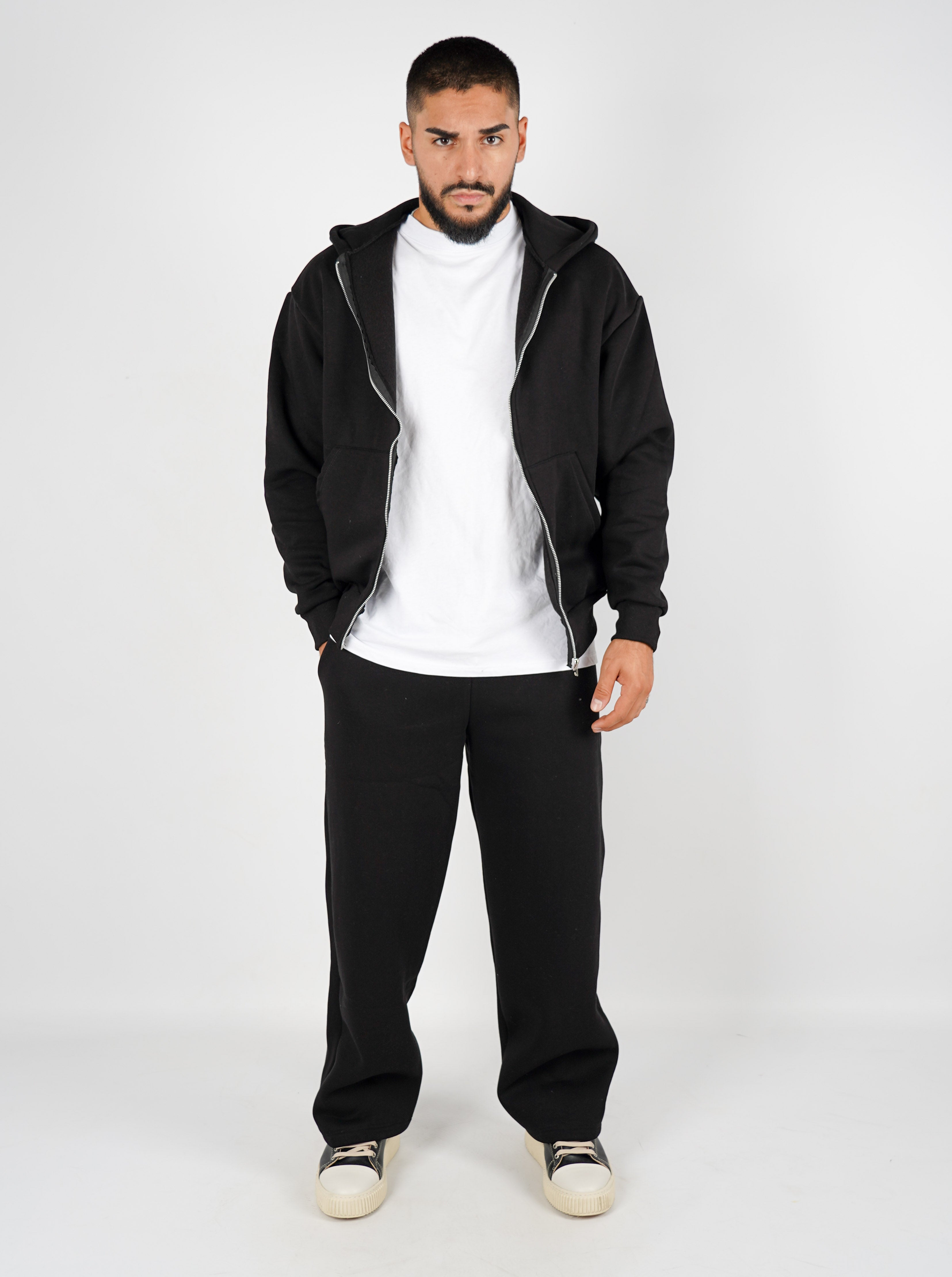 Tuta completa baggy con zip