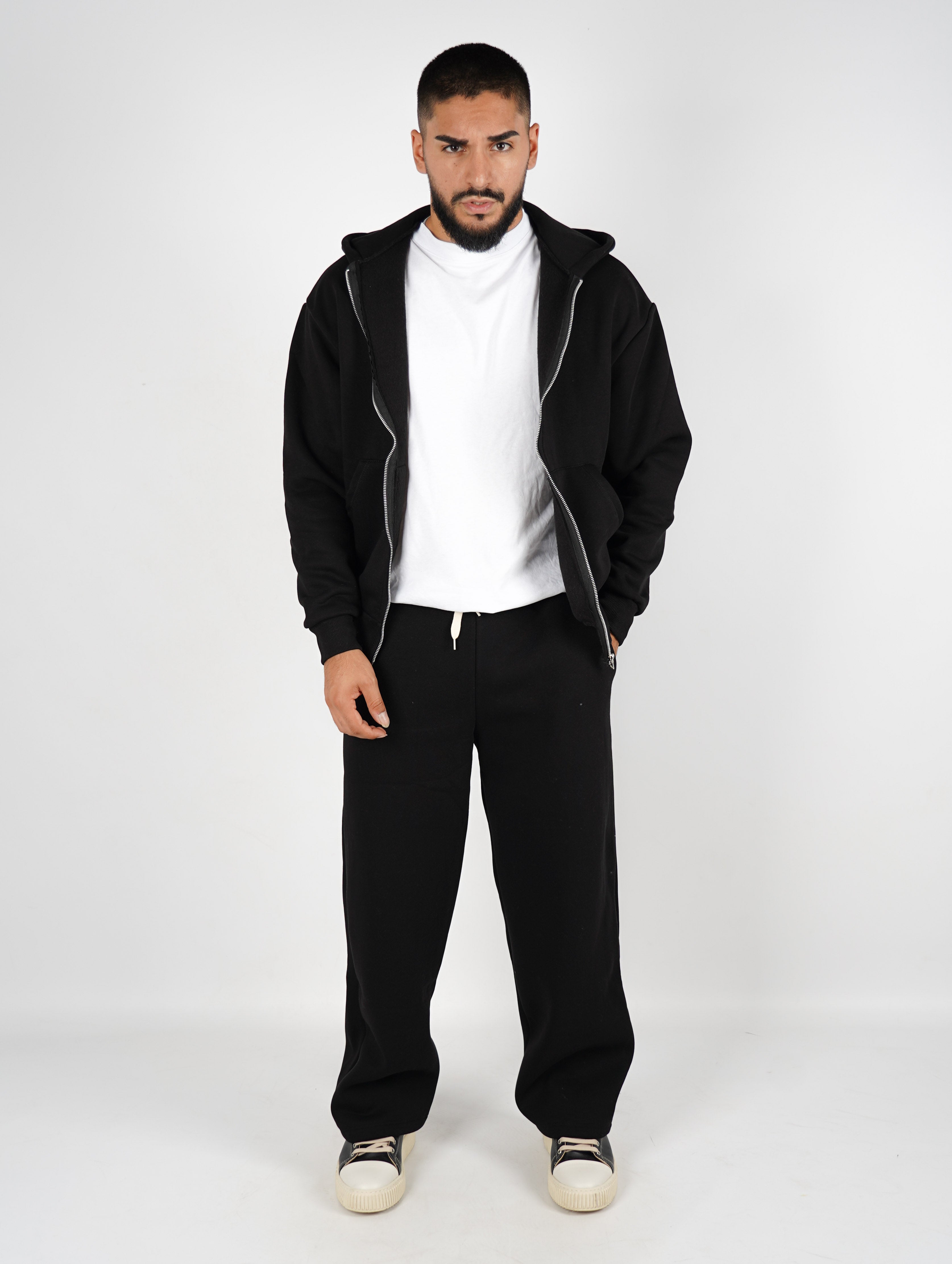 Tuta completa baggy con zip